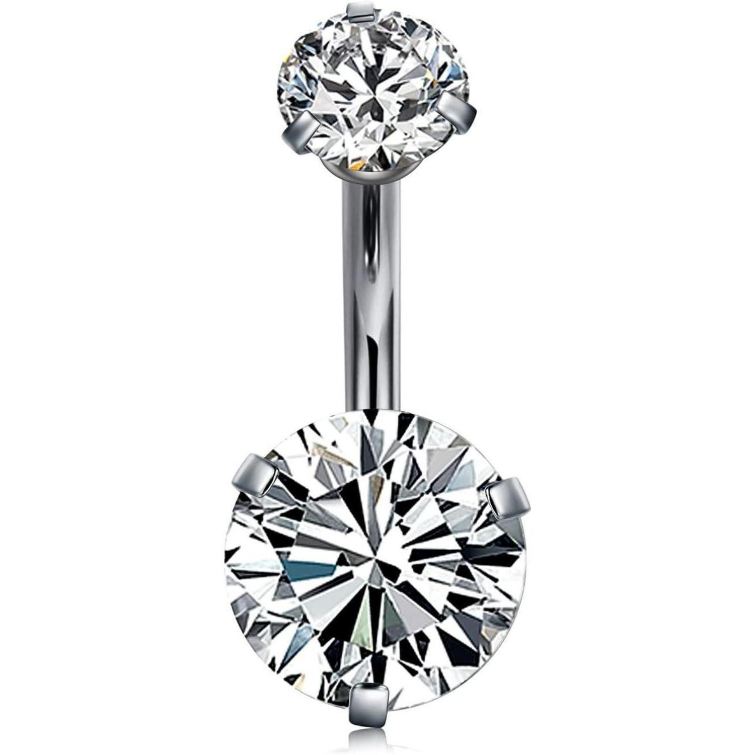 LuxusKollektion Bauchnabelpiercing Bauchnabelpiercing Titan G23 Stablänge 6 günstig online kaufen