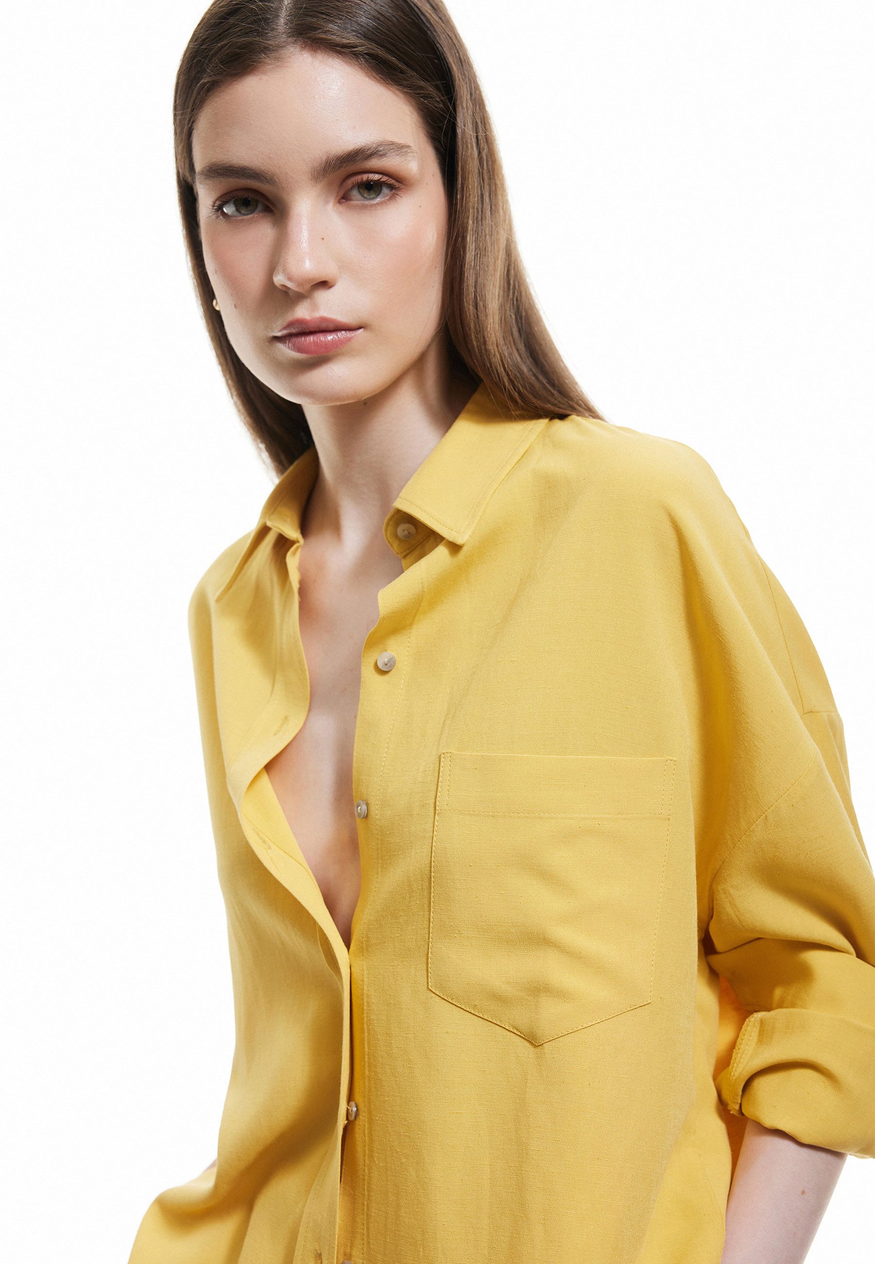 Koton Langarmshirt Hemdkragen Langärmelig Langarmshirt günstig online kaufen