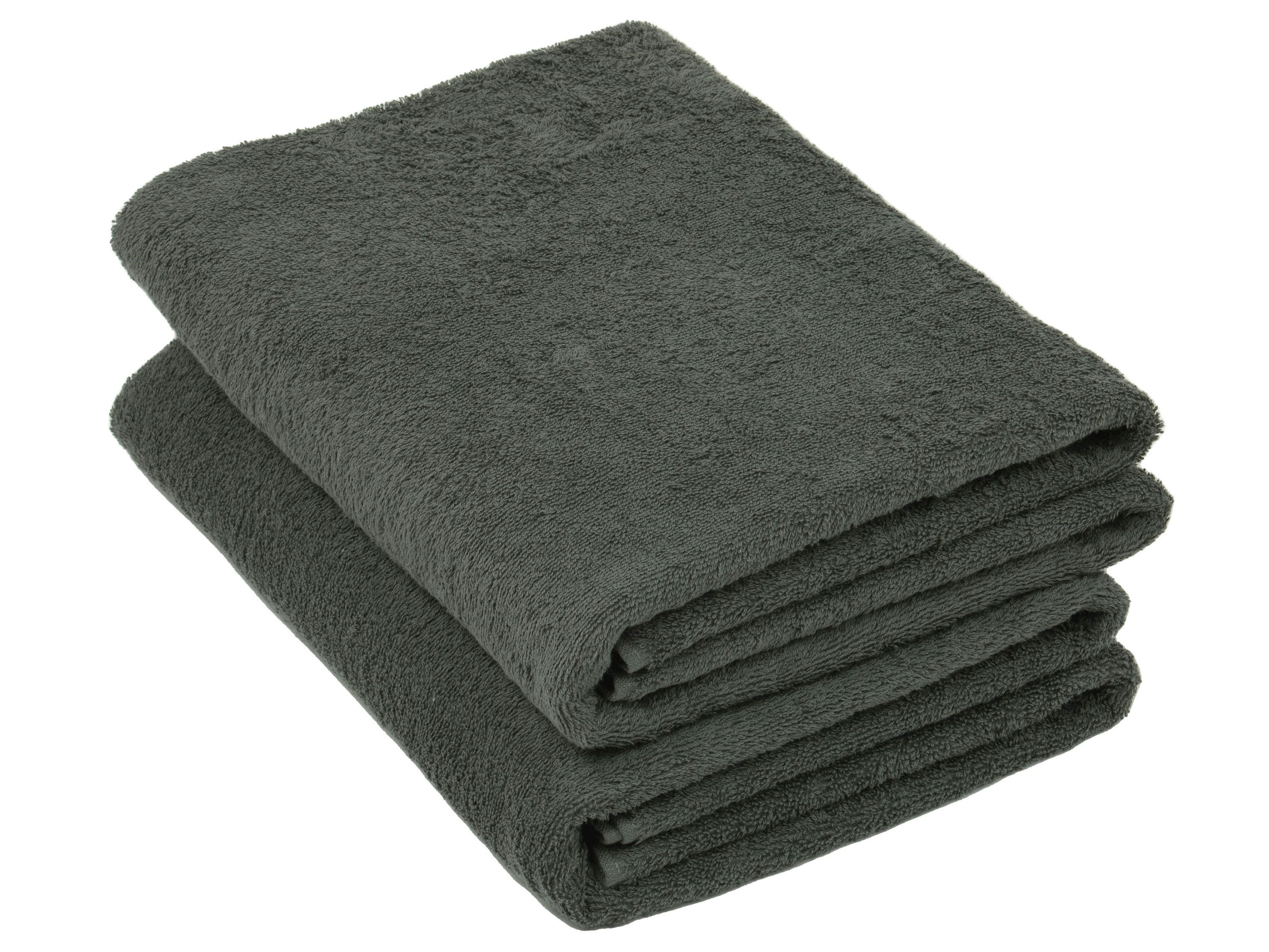 ZOLLNER Badetücher, Glattvelours (2-St), 100 x günstig online kaufen