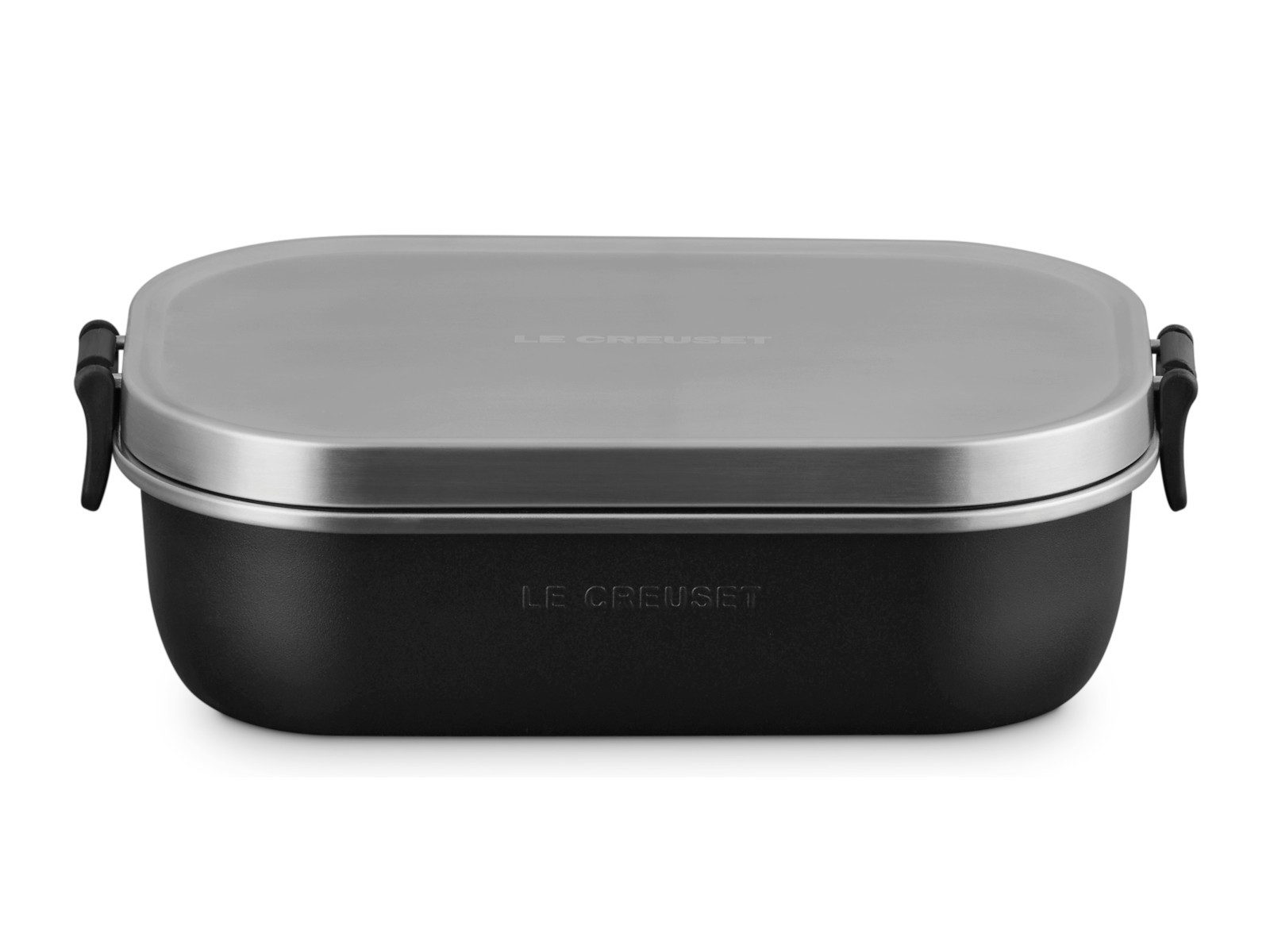 LE CREUSET Lunchbox On The Go Lunchbox schwarz matt 900ml, Edelstahl