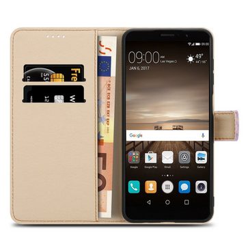 Cadorabo Handyhülle Huawei MATE 9 Huawei MATE 9, Handy Schutzhülle - Hülle, Standfunktion, Kartenfach, Magnetverschluss