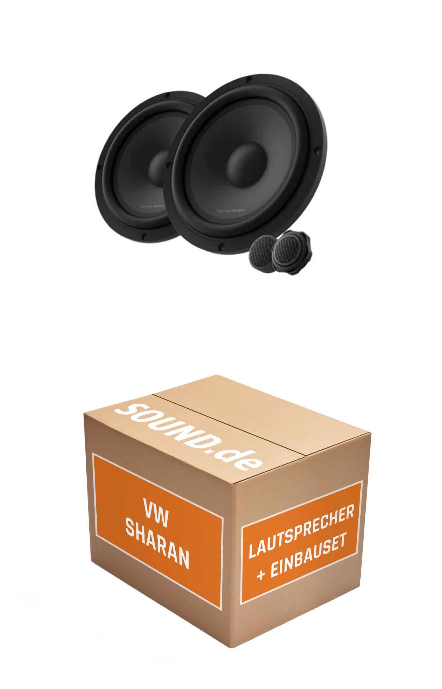 JUST SOUND best choice for caraudio Lautsprecher Boxen Einbauset Harman Kardon FLOW 601CFS VW Sharan II Auto-Lautsprecher (120 W)