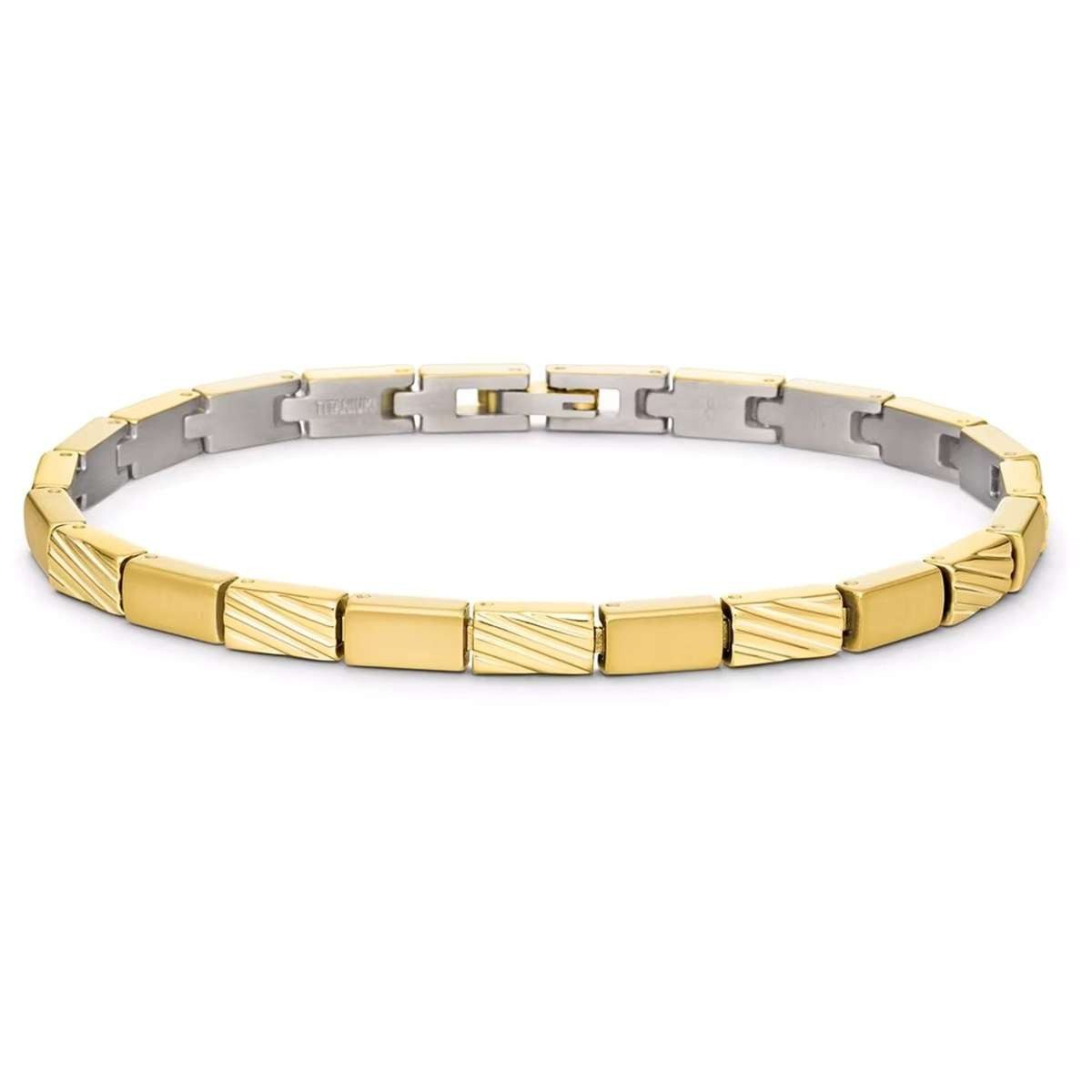 Boccia Armband 03062-03, für Damen Titan Goldfarben