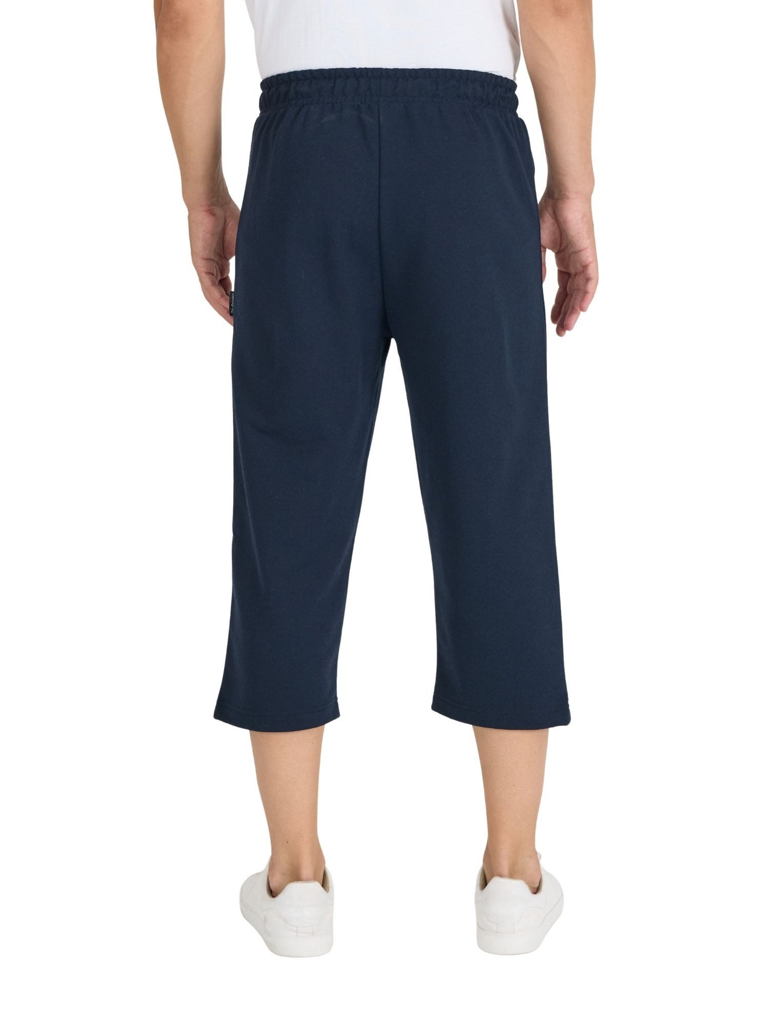 COMEOR 3/4-Sweathose Herren Bermuda Capri Shorts 3/4 Sommerhosen mit Reißverschluss Mit Reißverschlusstaschen – Bild 5 von 5