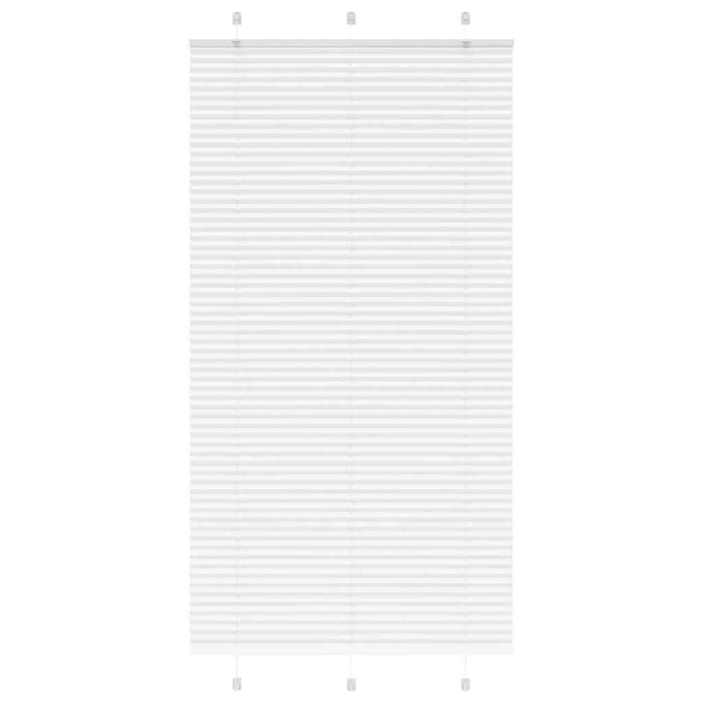 Rollo Plissee Weiß 110x200 cm Stoffbreite 109,4 cm Polyester, vidaXL