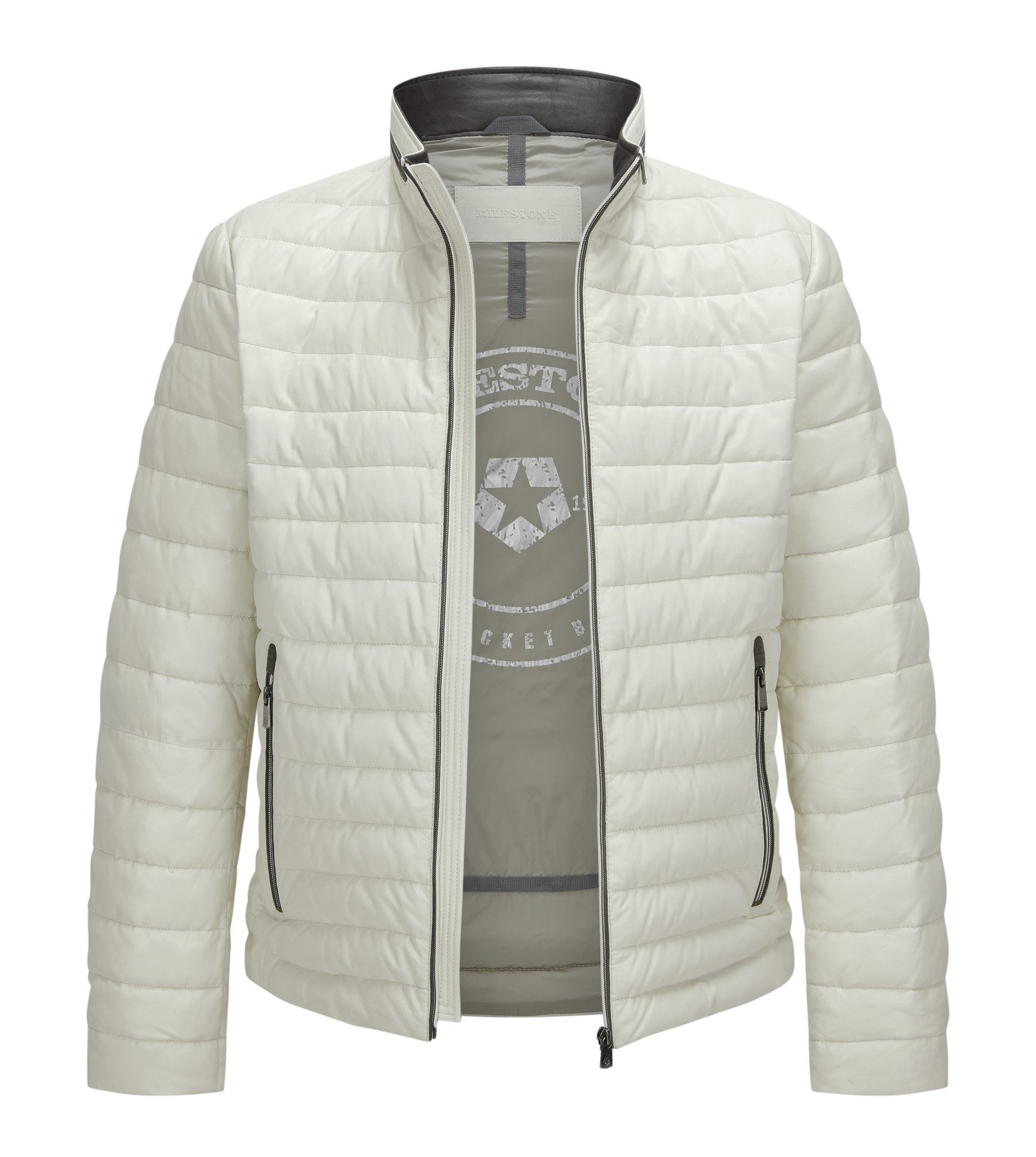 Milestone Lederjacke MSCortino Steppjacke aus feinem Nappaleder günstig online kaufen