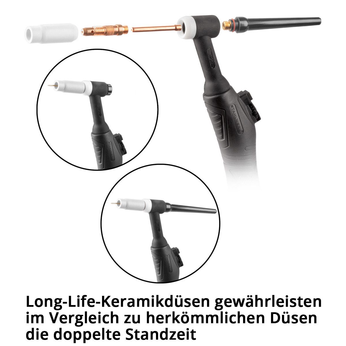 STAHLWERK Elektrowerkzeug-Set WP-26 Premium WIG Verschleißteile-Set