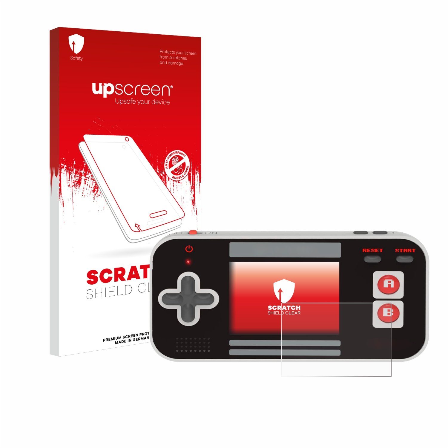 upscreen Schutzfolie für My Arcade Gamer V Classic, Displayschutzfolie, Folie klar Anti-Scratch Anti-Fingerprint