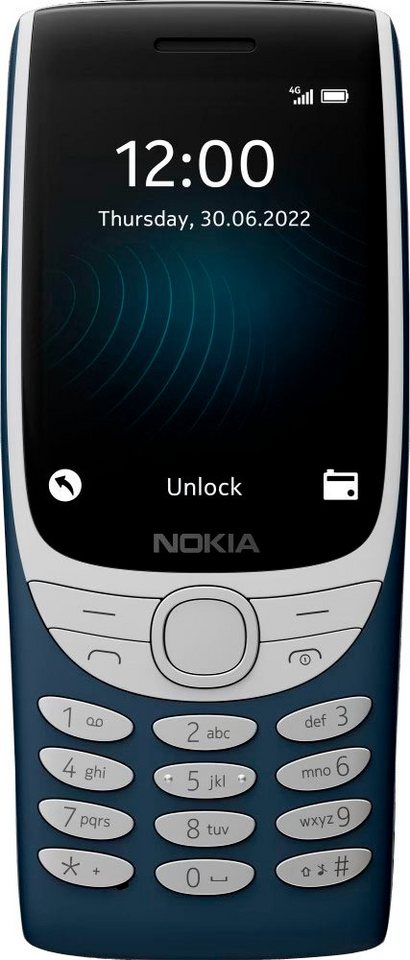 Nokia 8210 4G Handy (7,11 cm/2,8 Zoll, 0,12 GB Speicherplatz, 0,3 MP Kamera),  7,11 cm / 2,8\