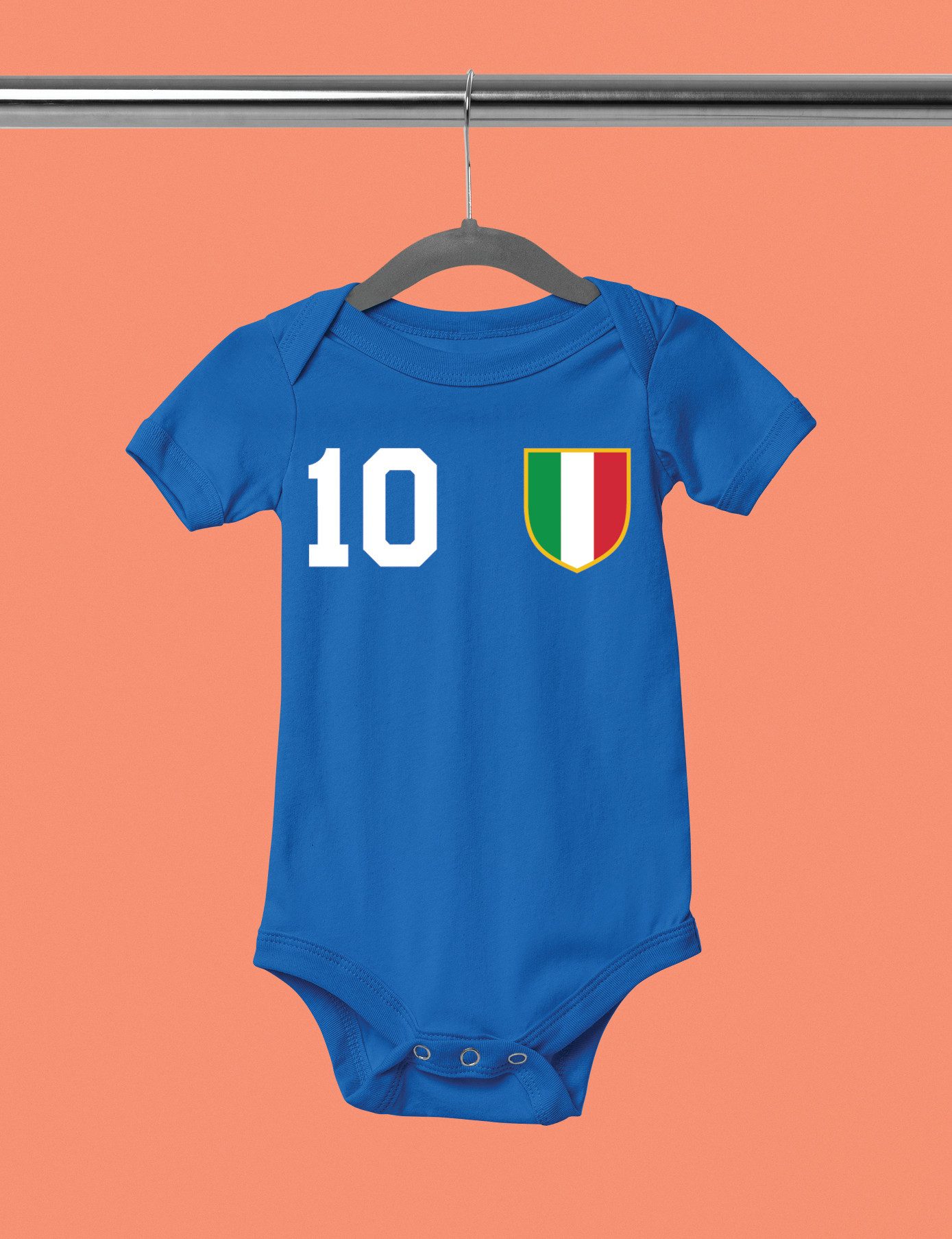 Youth Designz Kurzarmbody Italien Kinder Baby Body Strampler mit trendigem Motiv