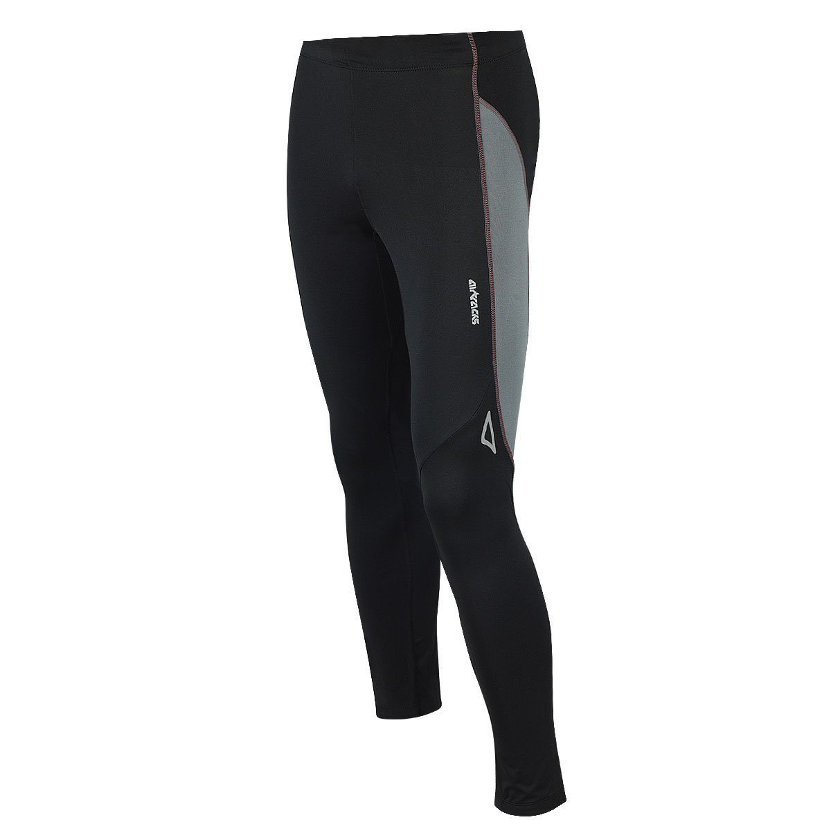 M Funktion, mit schwarz-grau Herren L XXXL Quick Sporthose Lang & Pro Dry Xl Lauftights « Kompressionswirkung Laufhose Airtracks S » Air XXL