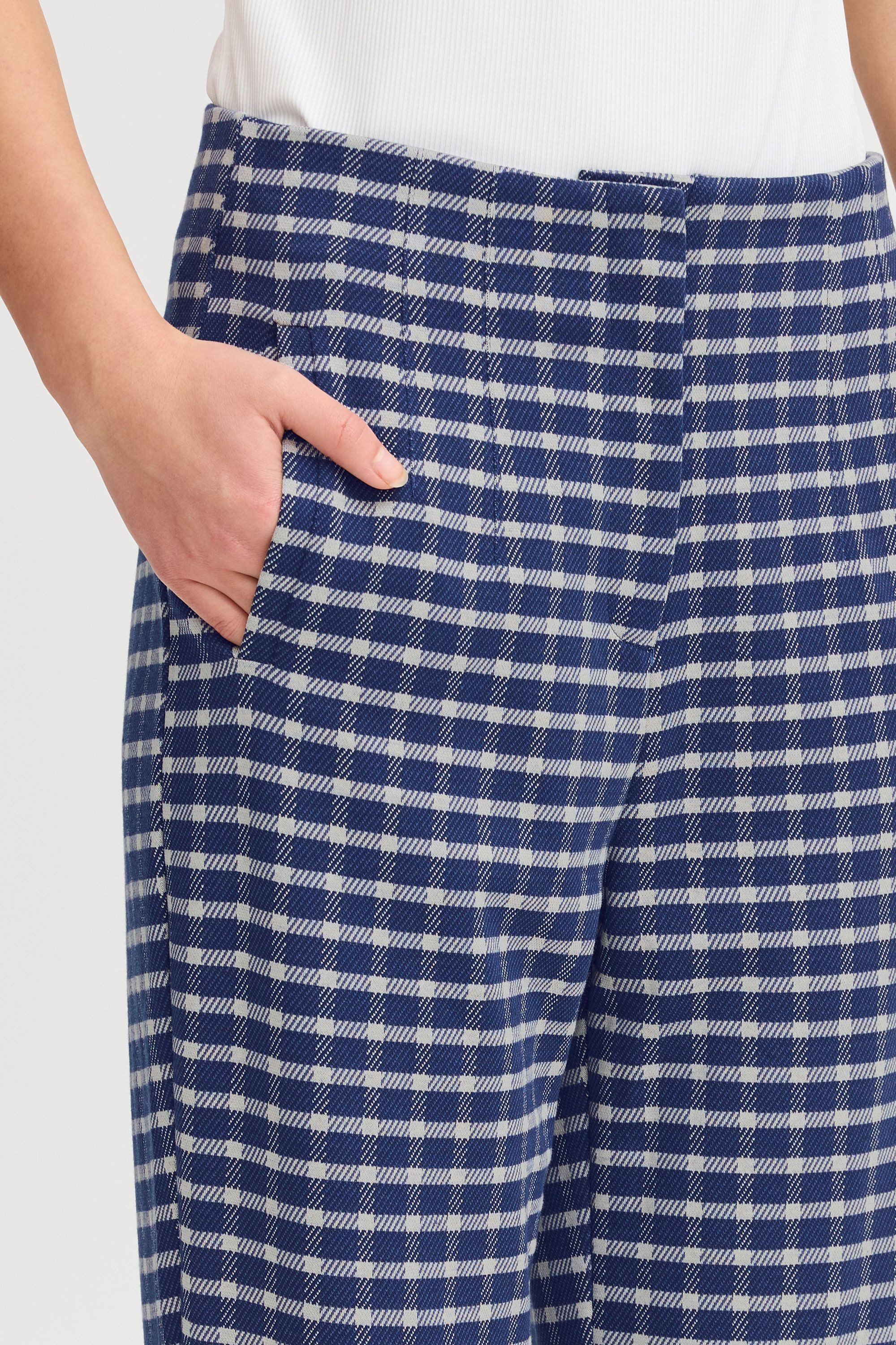 ICHI Stoffhose IHKATE CHECLÉ PA
