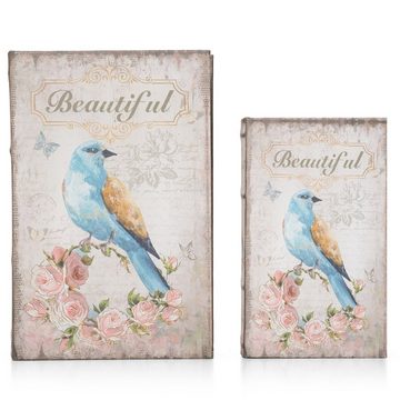Moritz Etui Buchattrappe Beautiful Bird Vogel Vögelchen irrelevant, Buch Safe Box Schatulle Buchhülle Geldversteck Buchtresor