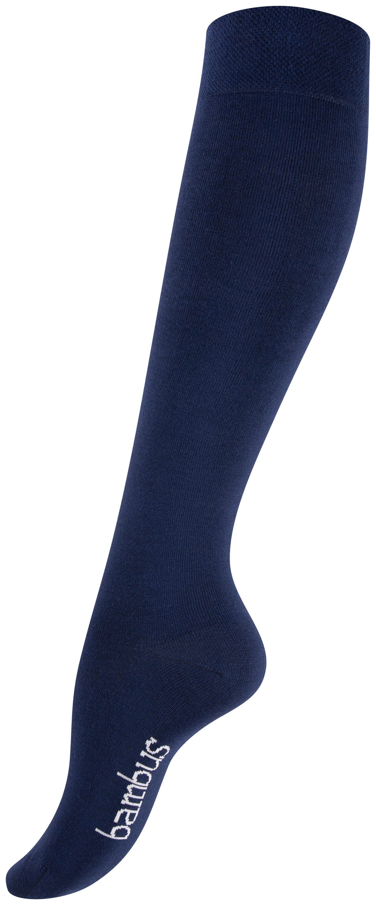 Vincent Creation® Kniestrümpfe (4-Paar) mit handgekettelter Spitze