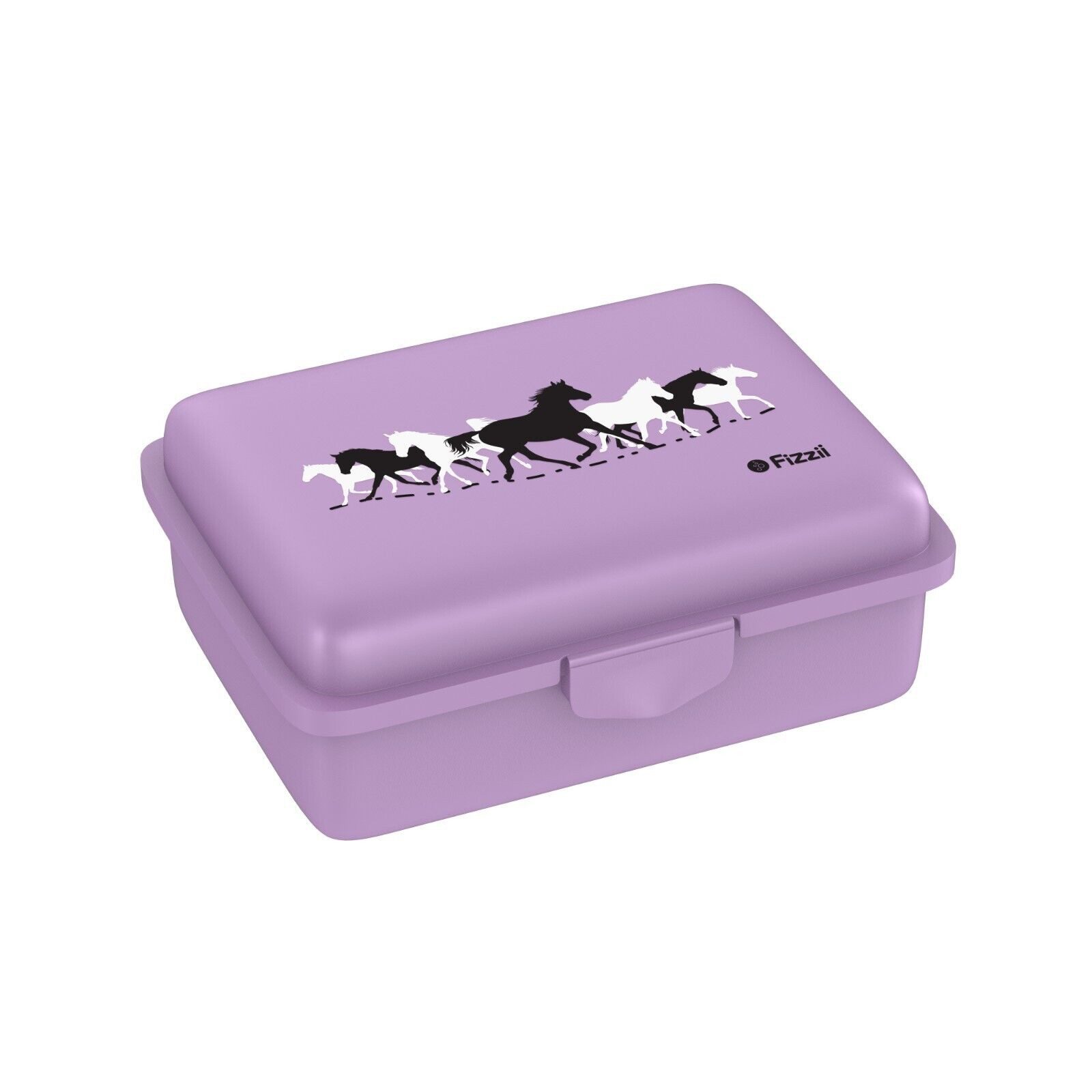 Fizzii Lunchbox Kinder Brotdose mit Trennfach, Medium, pastell - farbig, Polyethylen, farblich passend zu den Fizzii Pastell Trinkflaschen