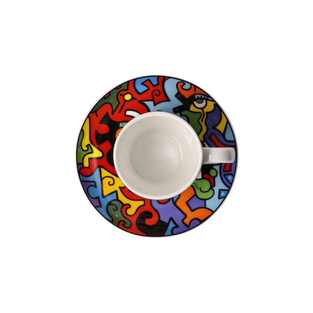 Goebel Espressotasse Billy the Artist Evolution of Love II, Fine Bone China