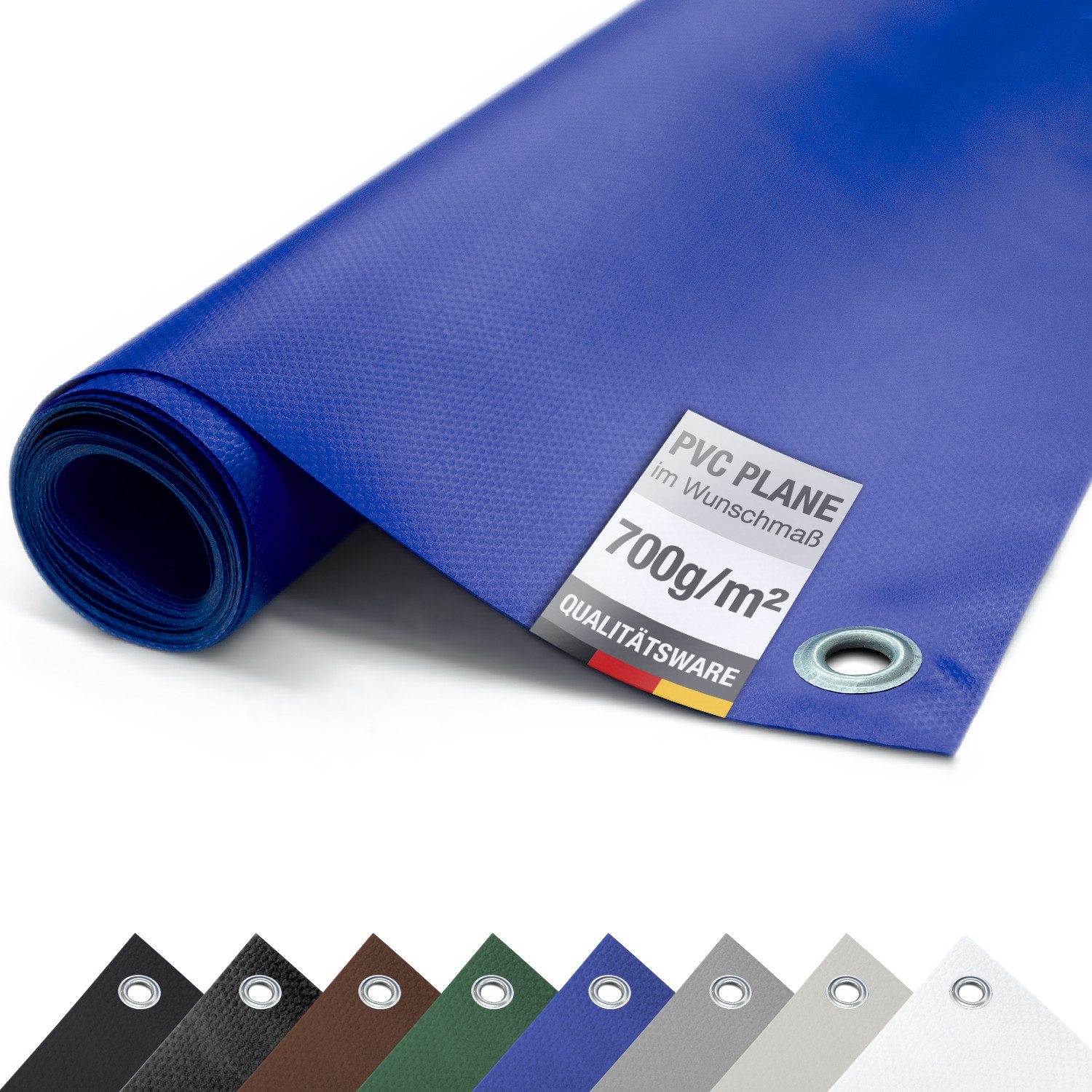 ANKO Planen Schutzplane Plane PVC 700g/m² LKW Plane mit Ösen Abdeckplane, G günstig online kaufen