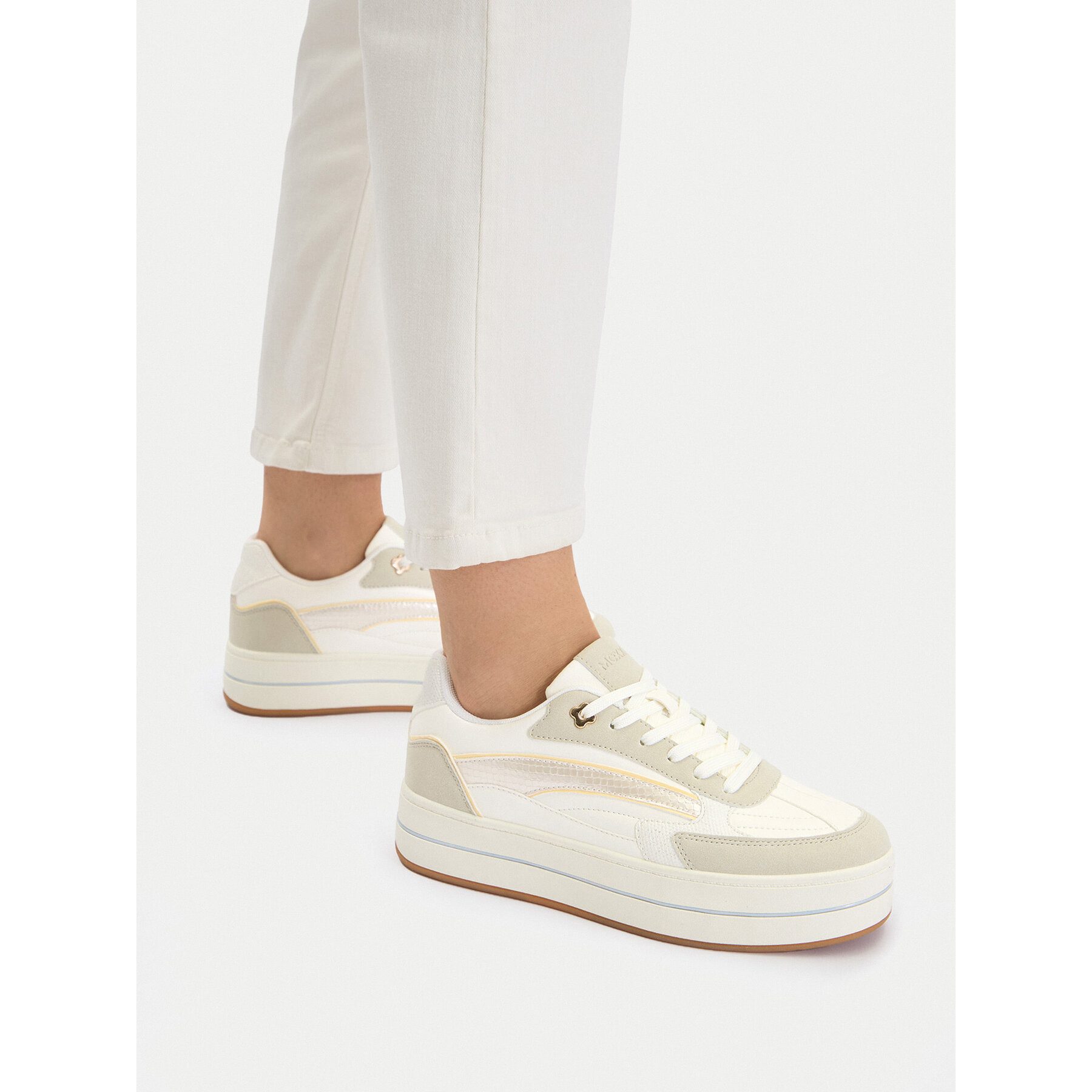 Mexx Mexx Damen-Sneaker Creme Sneaker