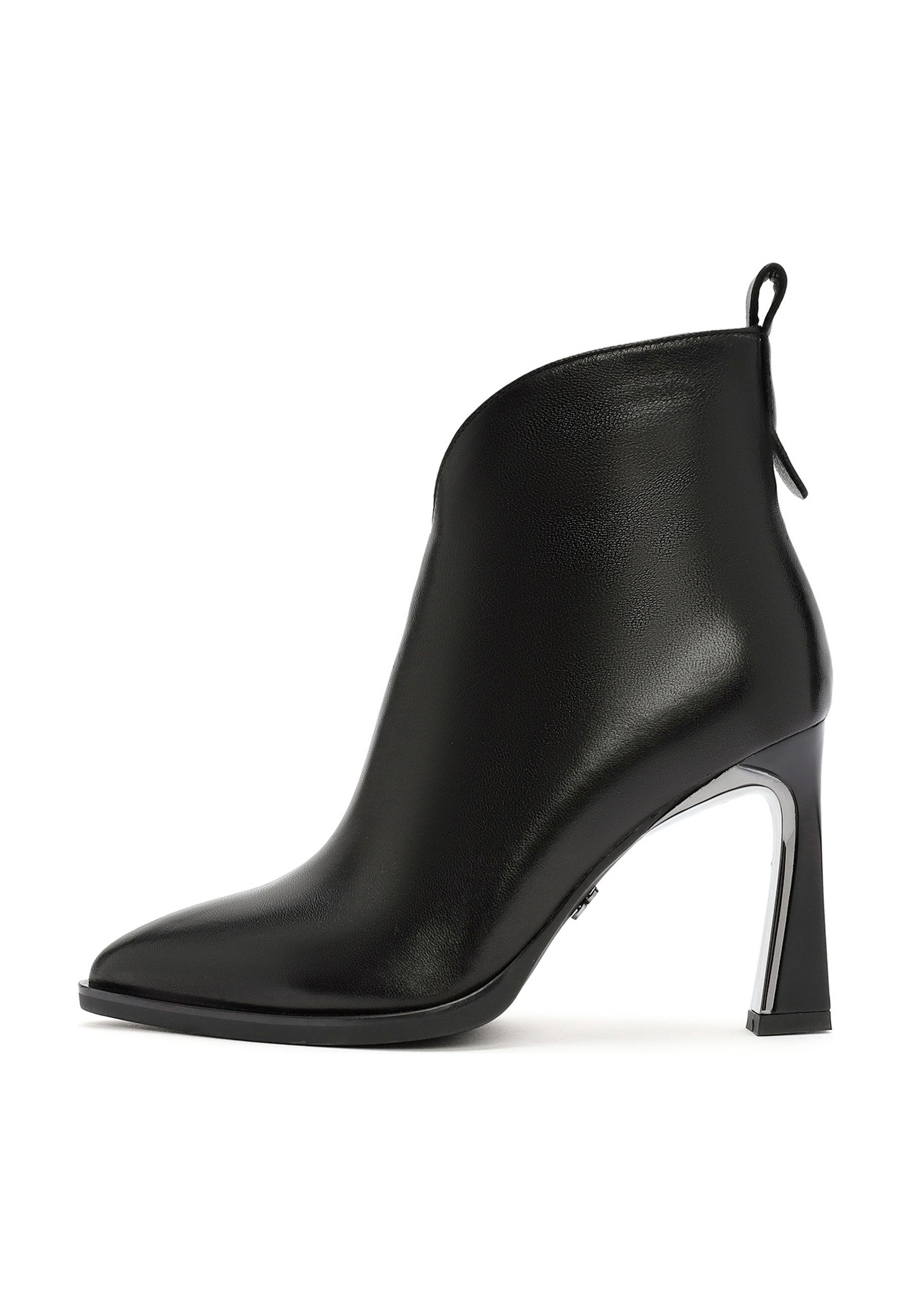 Derimod Leder High Heel Stiefeletten Ankleboots