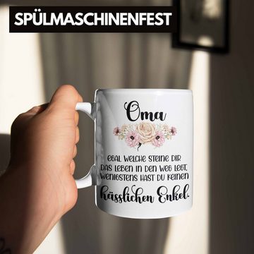 Trendation Tasse Trendation - Beste Oma Geschenk Tasse Geburtstagsgeschenk von Enkel Geschenkideen Lustig Geburtstag