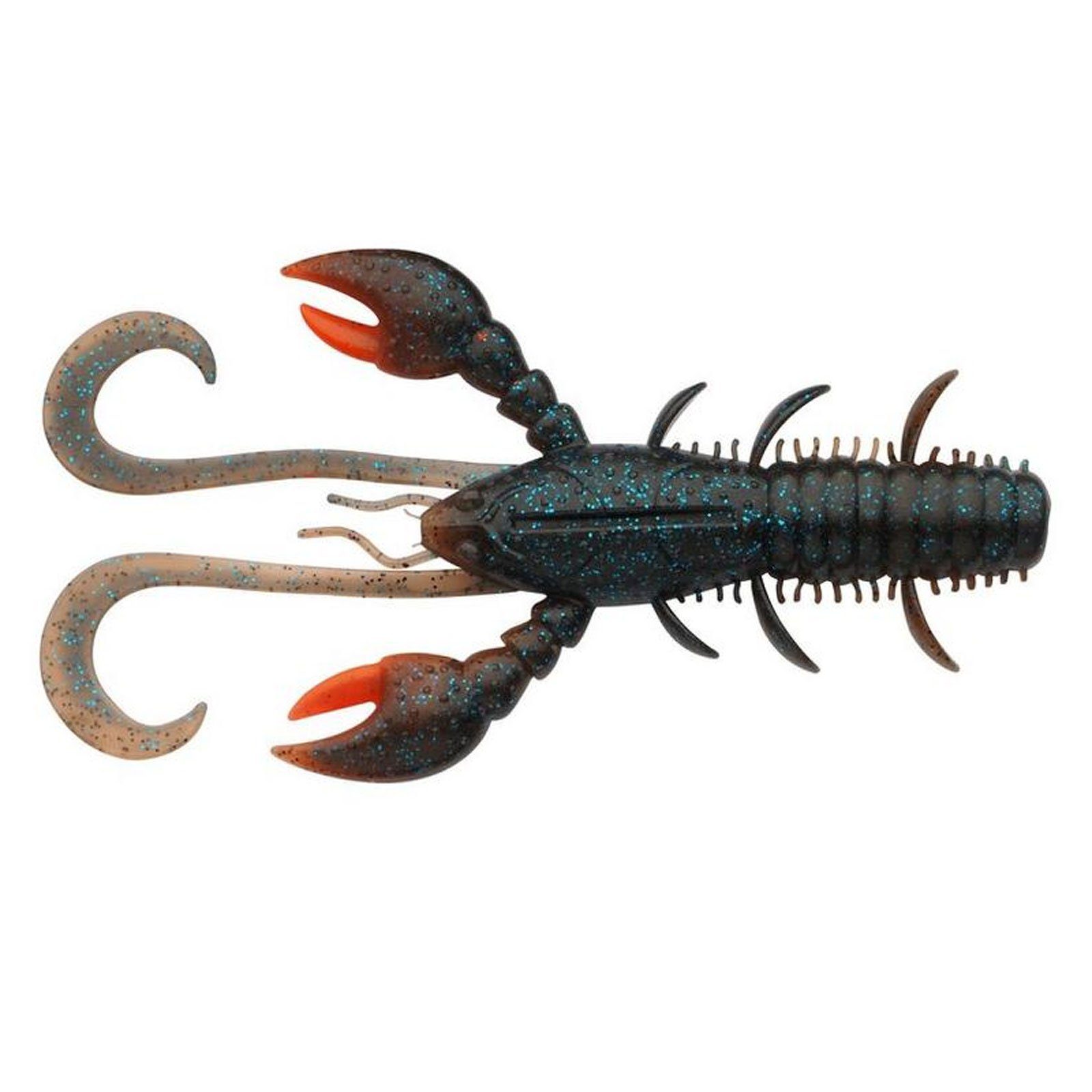 Berkley Kunstköder, Berkley Pulse Realistic Craw 7cm Dark Cray UV Claw Gummikrebs