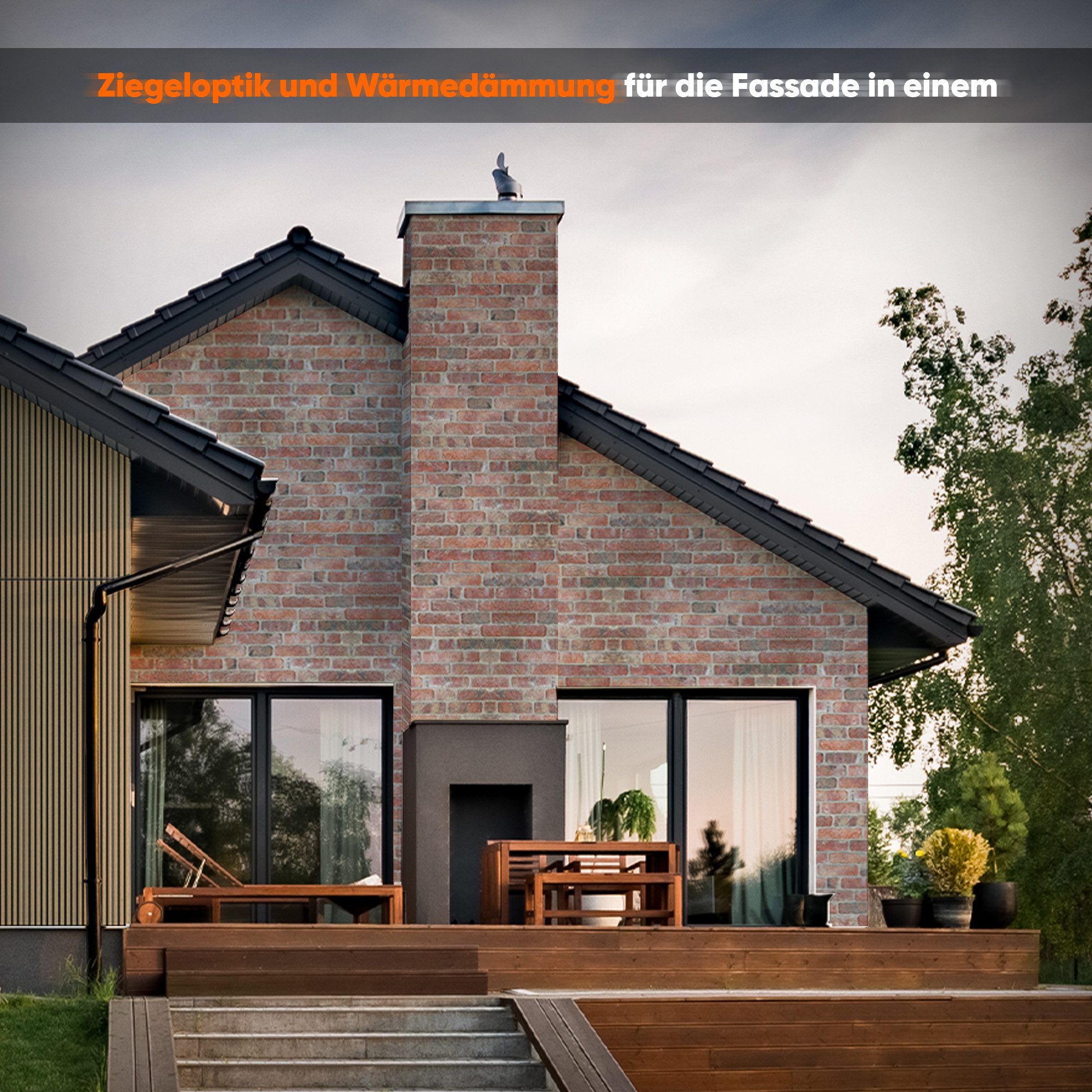 IZODEKOR 3D Wandpaneel EPS Styropor Wandverkleidung in Steinoptik – für Innen & Außen, BxL: 50x100 cm, 0,50 qm, (1er- oder 10er-Set, optional mit 4 Montageklebe – Bild 5 von 5
