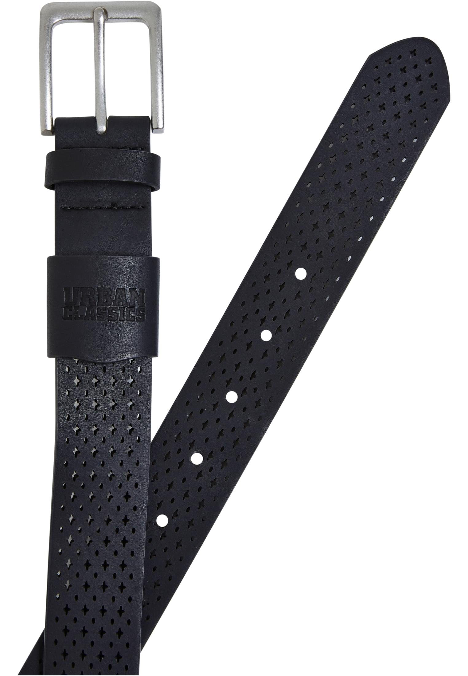 Belt Perforated L/XL Synthentic URBAN Hüftgürtel black CLASSICS Accessoires Leather