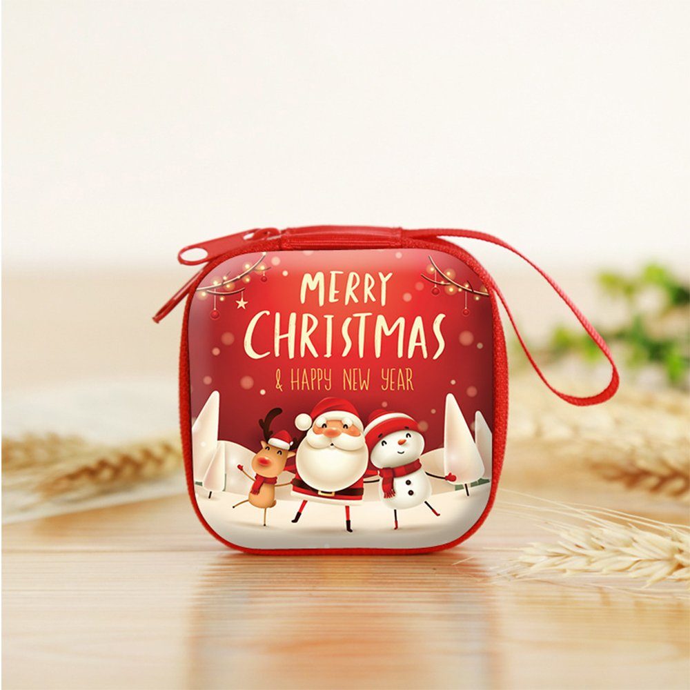 süß, Paar Rot Ohrringe, Cartoon Invanter Ohrhänger Weihnachtsmann Inklusive Geschenktüte Weihnachtsgeschenk,