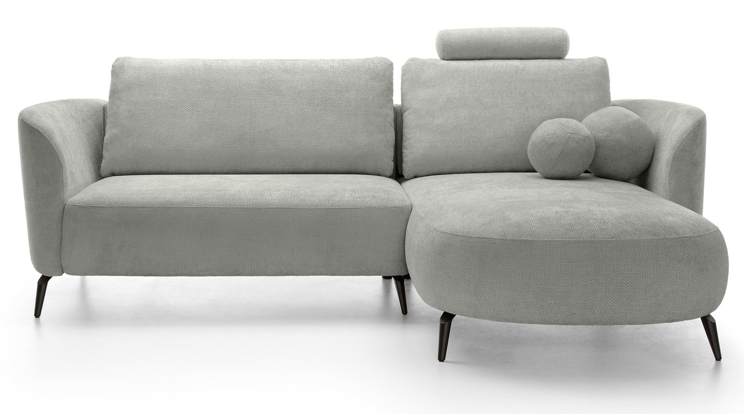 Goldstoff Ecksofa Zenit – L-Form Sofa günstig online kaufen