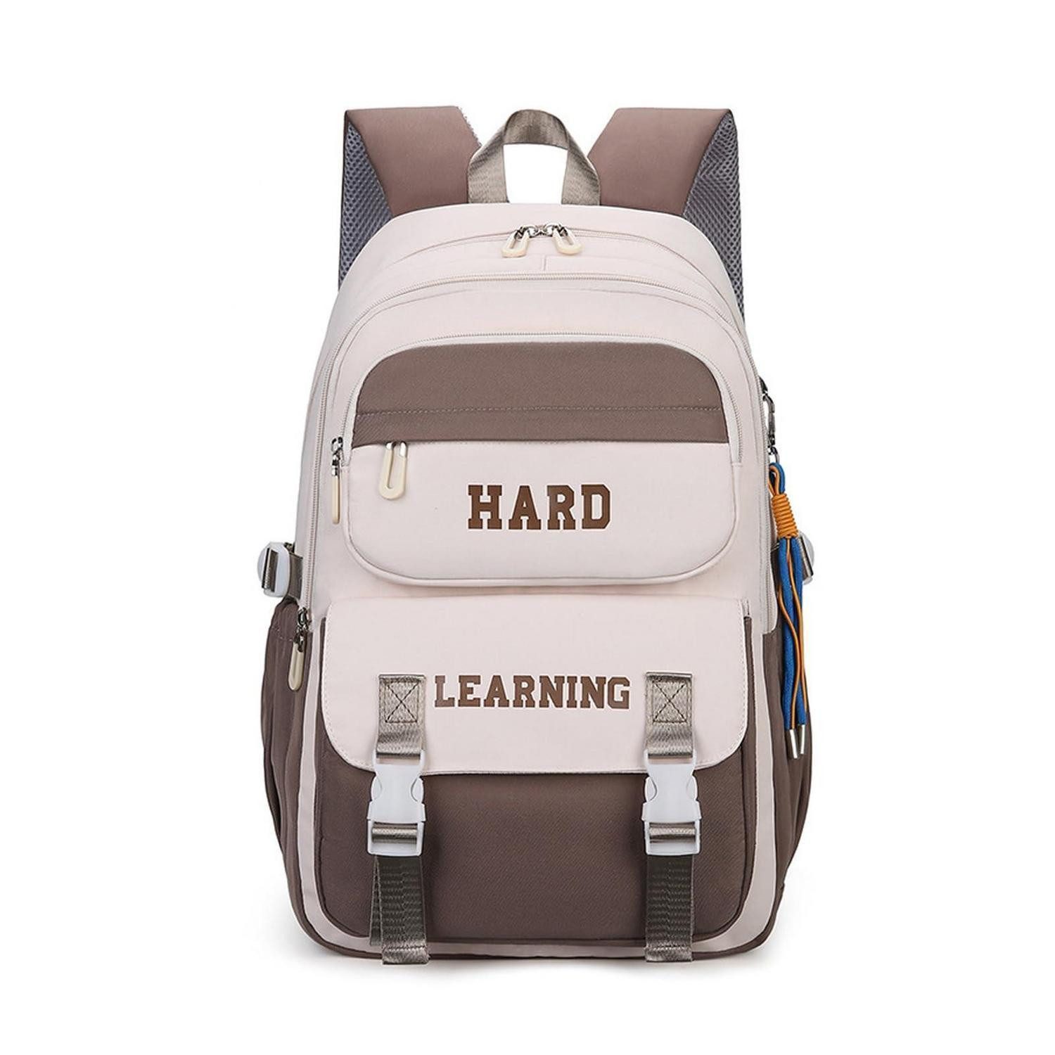 LuxusKollektion Schulranzen Rucksack Braun für Uni Reisen Freizeit