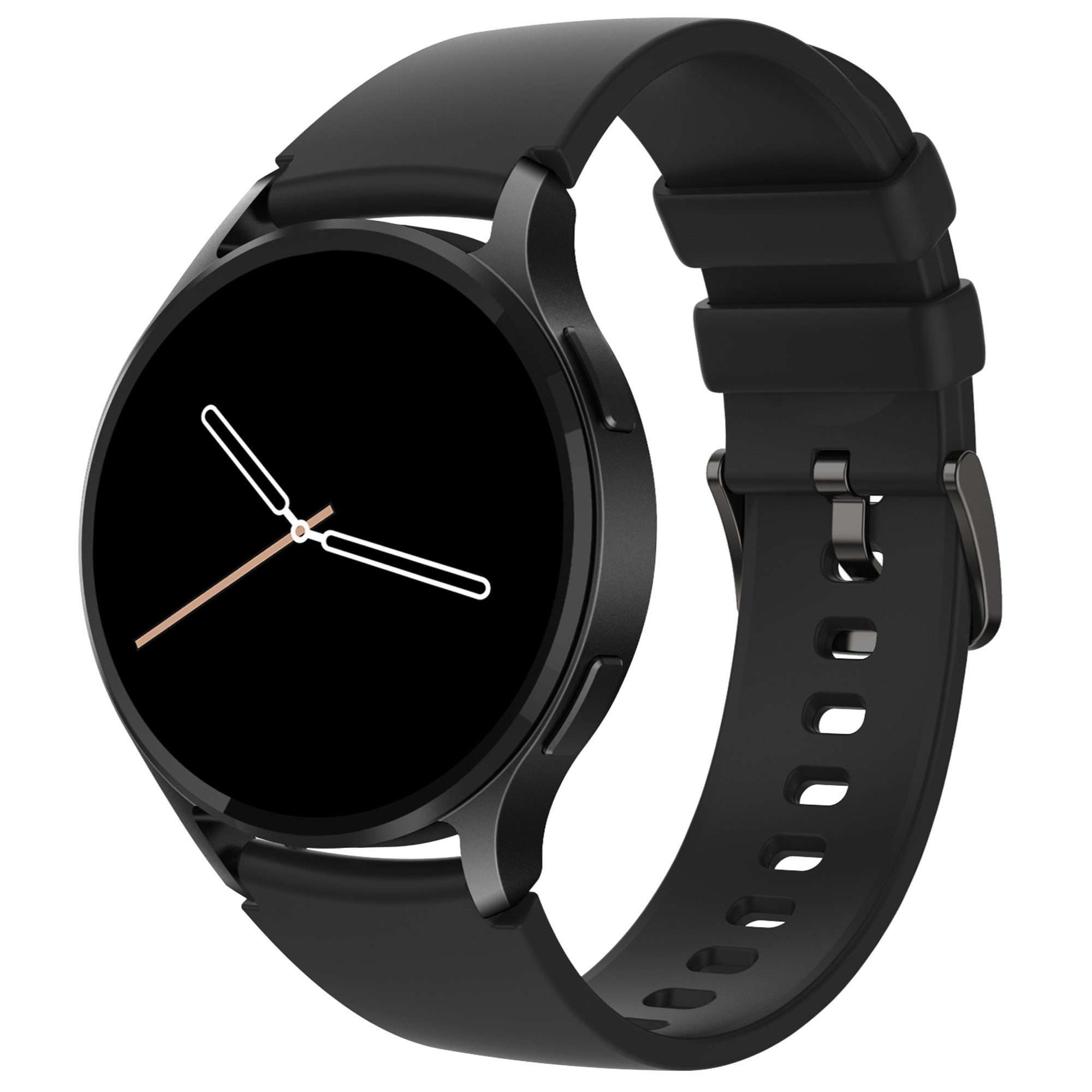 Levowatch EDGY Herren Smartwatch, Sprachassistent, AMOLED Always-On Display Smartwatch (3,8 cm/1,43 Zoll, Android und iOS) Fitness Tracker Uhr, 3 Armbänder, BT5.3, wasserdicht, 460ppi, Metallgehäuse, 4-teilig, Schrittzähler, Puls, SpO2, Blutdruck, Schlafüberwachung, Anruffunktion