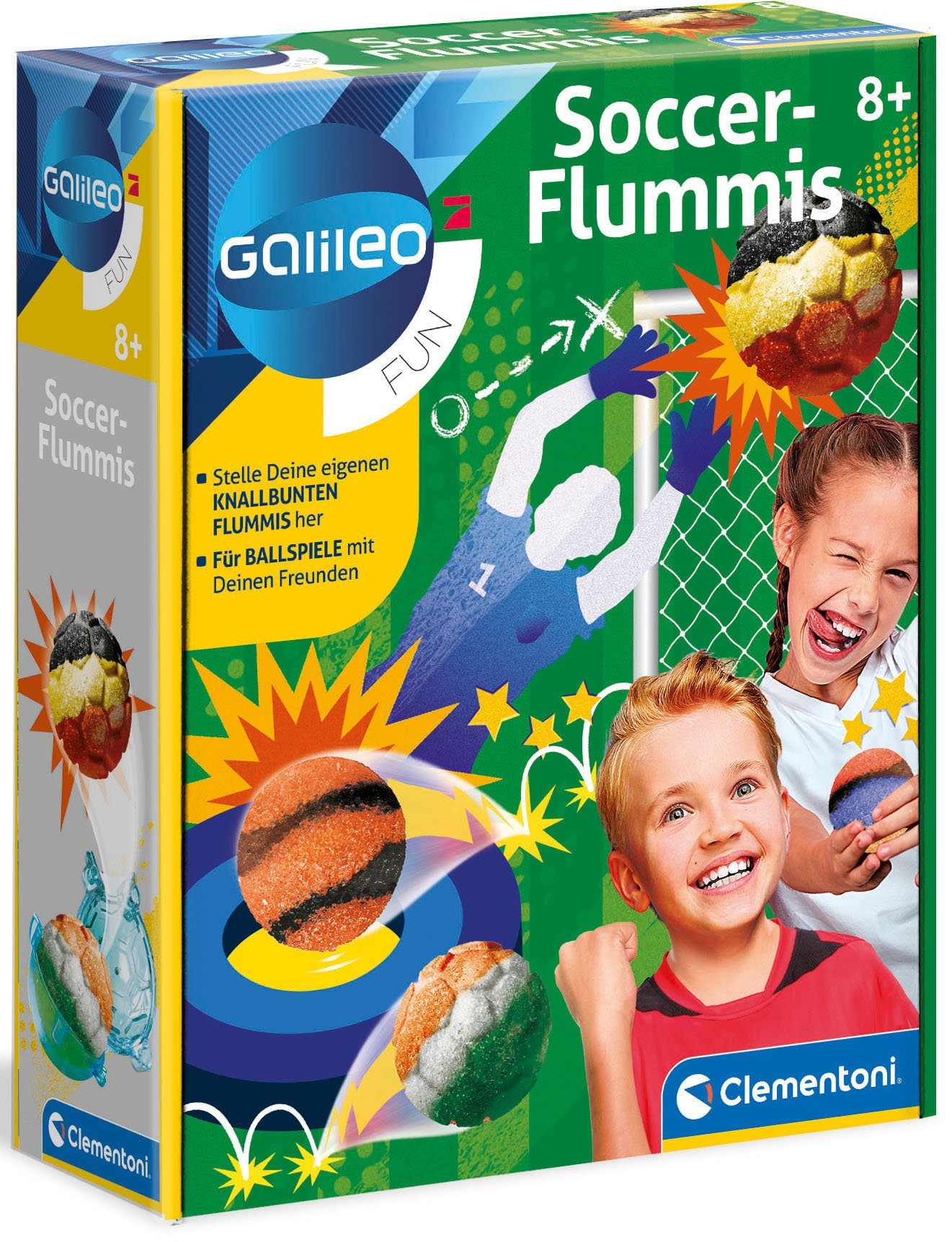 Clementoni® Kreativset Galileo, Soccer-Flummis, Made in Europe