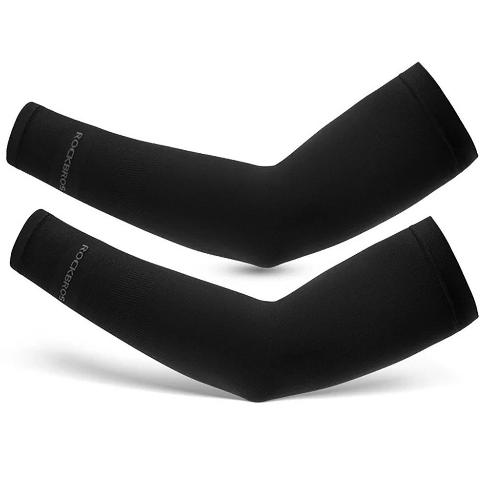 ROCKBROS Armlinge Sonnenschutzärmel Radsportstulpen Kühlärmel (Spar-Set, 2-St., 40 cm atmungsaktiv) UPF 50+, atmungsaktiv, schnelltrocknend