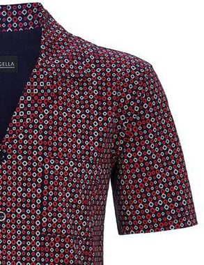 Ringella Shorty Herren Pyjama "Navy Circles" im Hemdstyle 2241311 - Navy / Rot, Sommerschlafanzug (2 tlg)