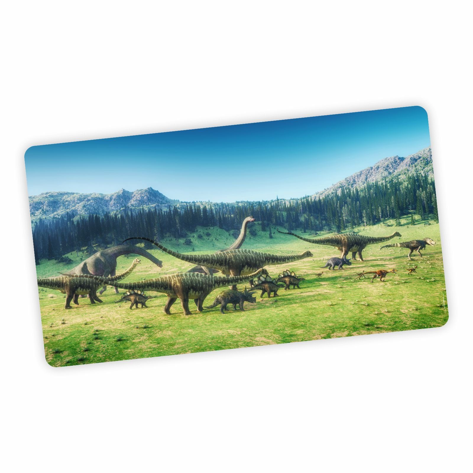 nikima Schreibtischunterlage XXL Vinyl Schreibtischunterlage Dino