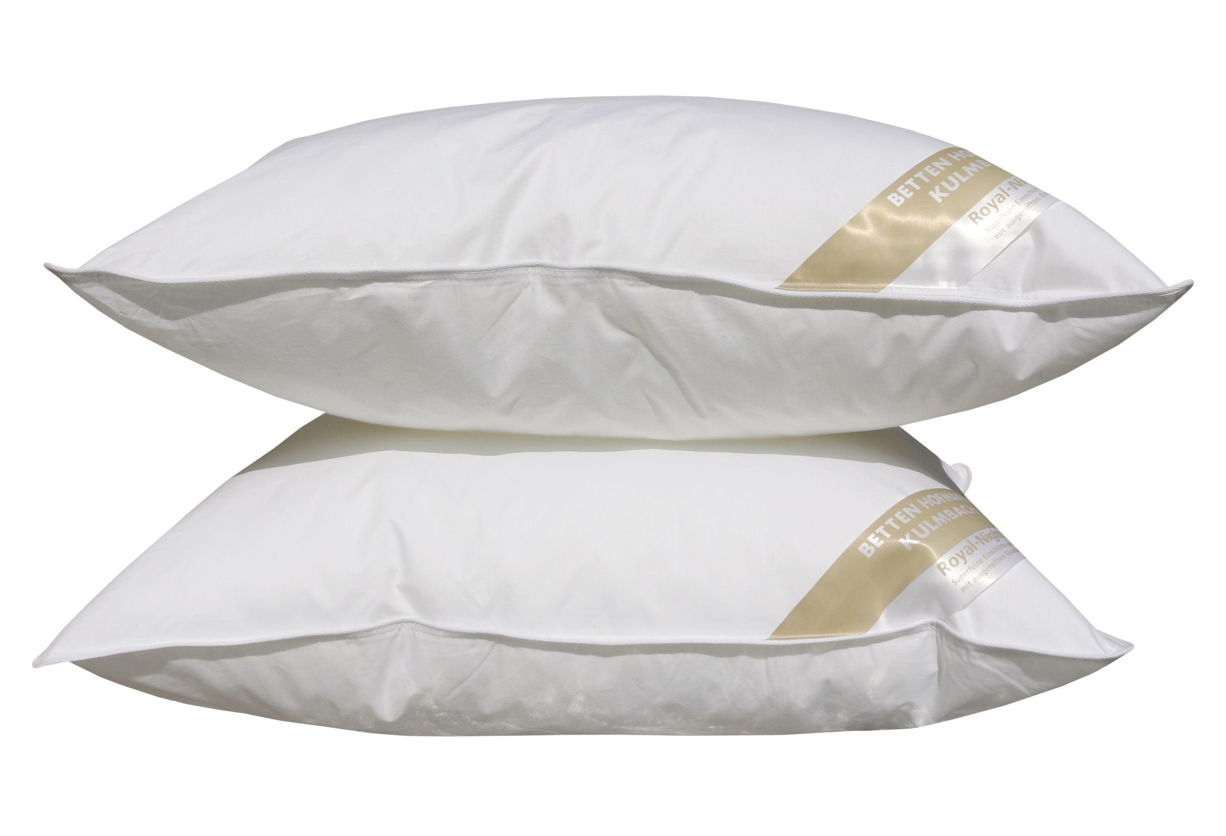 Betten Hofmann Microfaserkissen 2 Stück Betten Hofmann Japan Basic Kopfkissen 43x63 cm waschbar 300 g, Füllung: 100% Hohlfaserkugel, Bezug: 100% Baumwolle, Seitenschläfer, 2-tlg., prall gefüllt, ohne tierische Bestandteile, Made in Germany