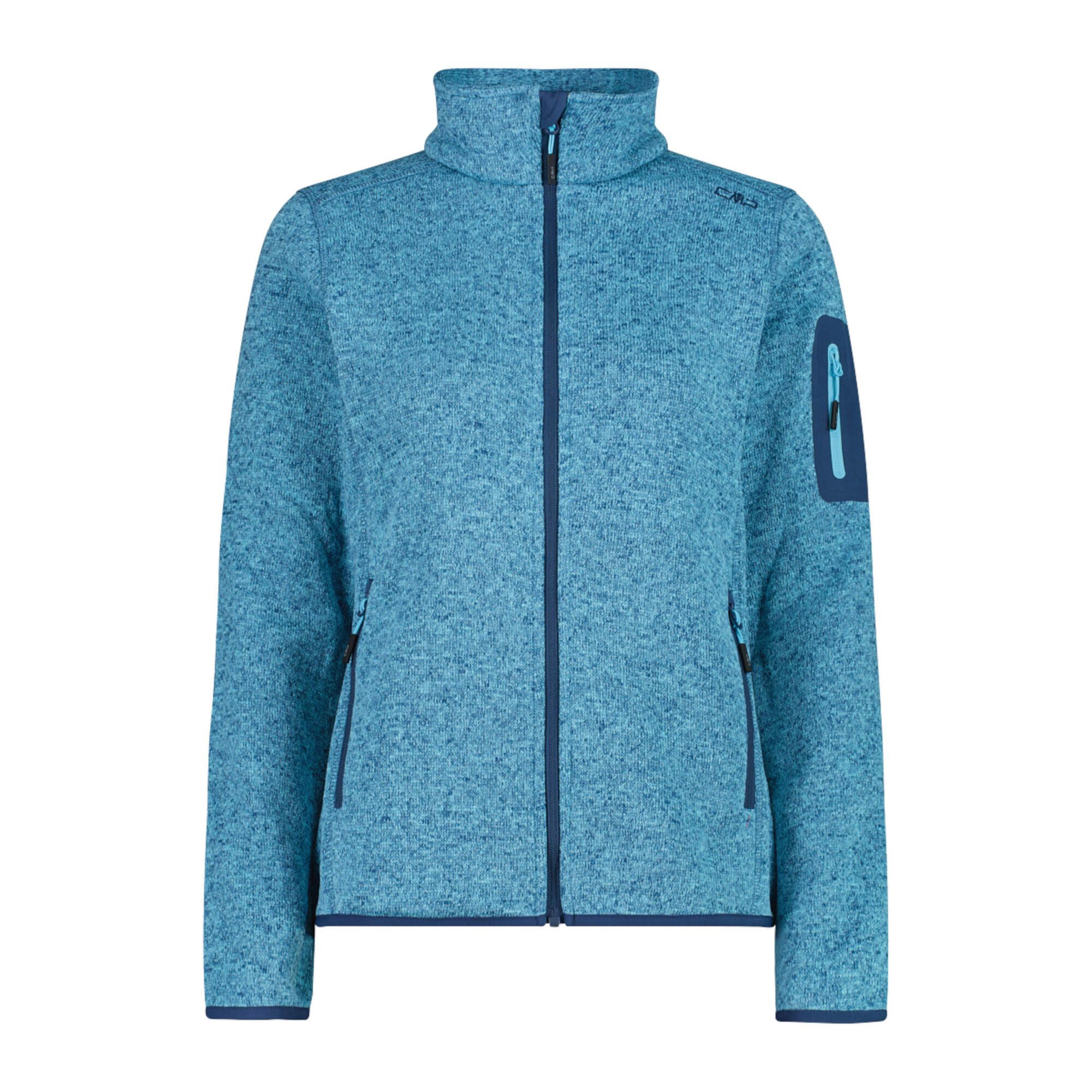 CMP Fleecejacke CMP Damen Jacke Knitted Melange Fleece Jacket 3H14746 günstig online kaufen