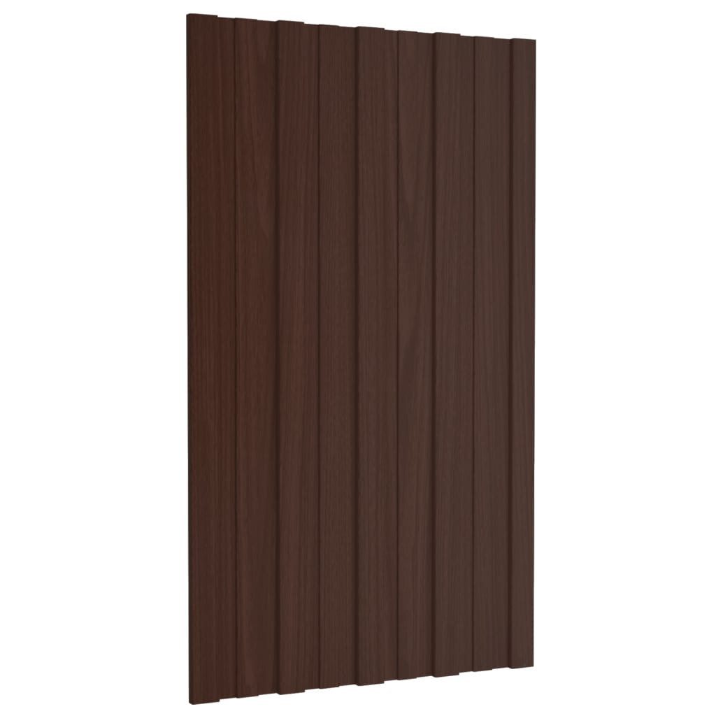 vidaXL Deckenplatten Dachpaneele 12 Stk. Verzinkter günstig online kaufen