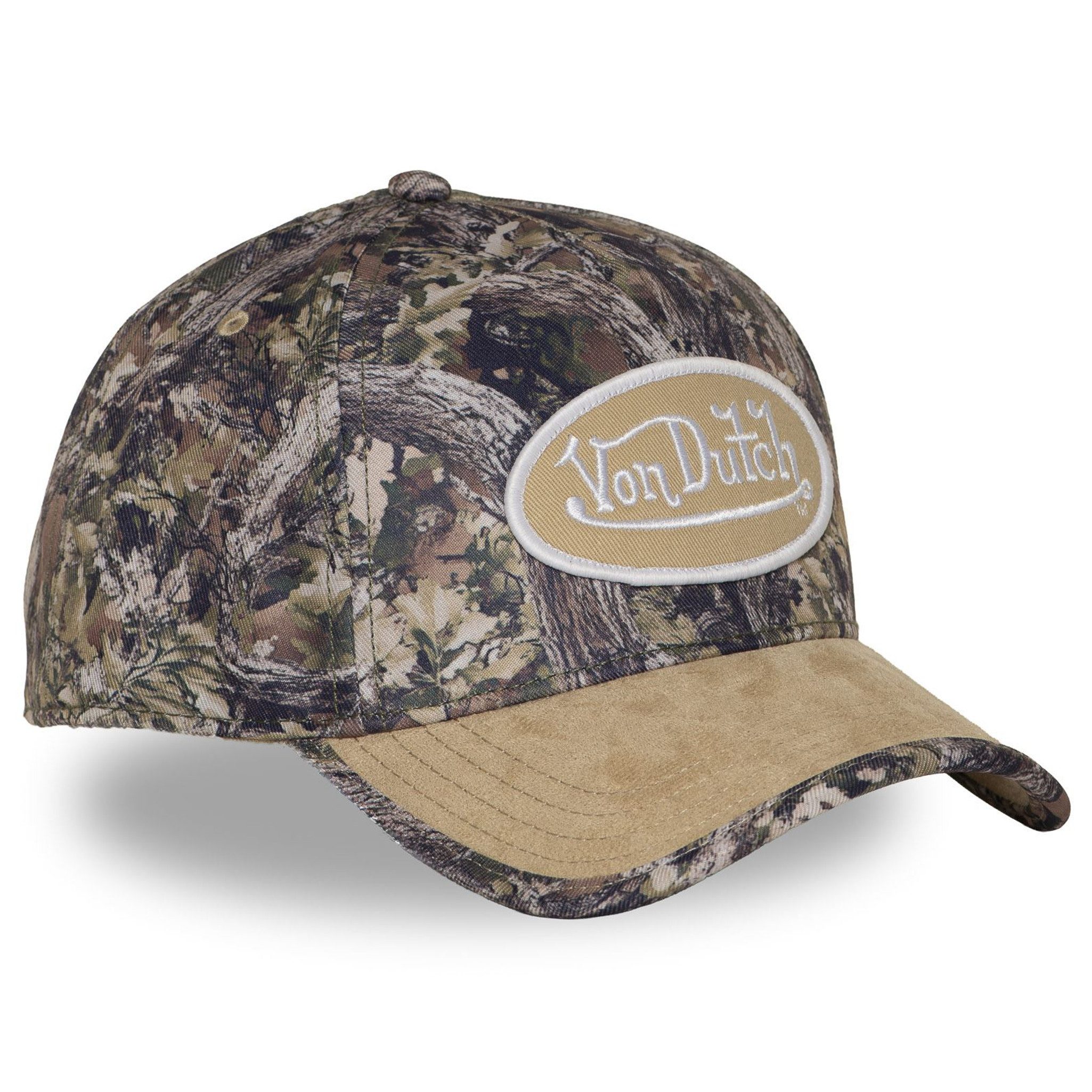 Von Dutch Baseball Cap Von Dutch Originals Baseball Cap CAMO PATCH VD (Basecap, Basecap) Real Tree Camouflage Optik