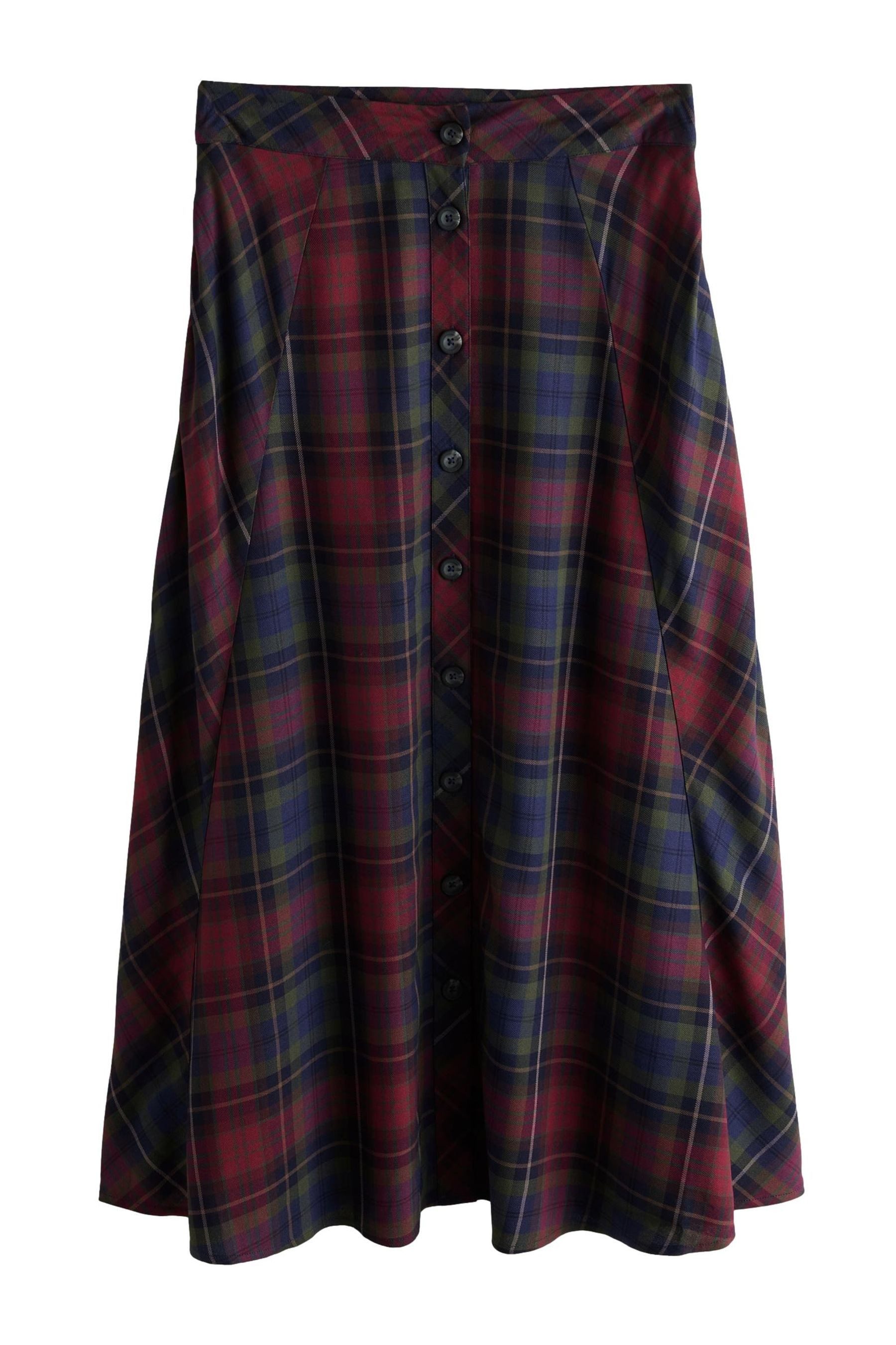 LAURA ASHLEY Maxirock Laura Ashley karierter Co-Ord Viskose-Maxirock (1-tlg günstig online kaufen