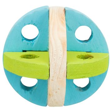 TRIXIE Tier-Beschäftigungsspielzeug Trixie Spiel- und Snackball aus Holz - 7,5 cm