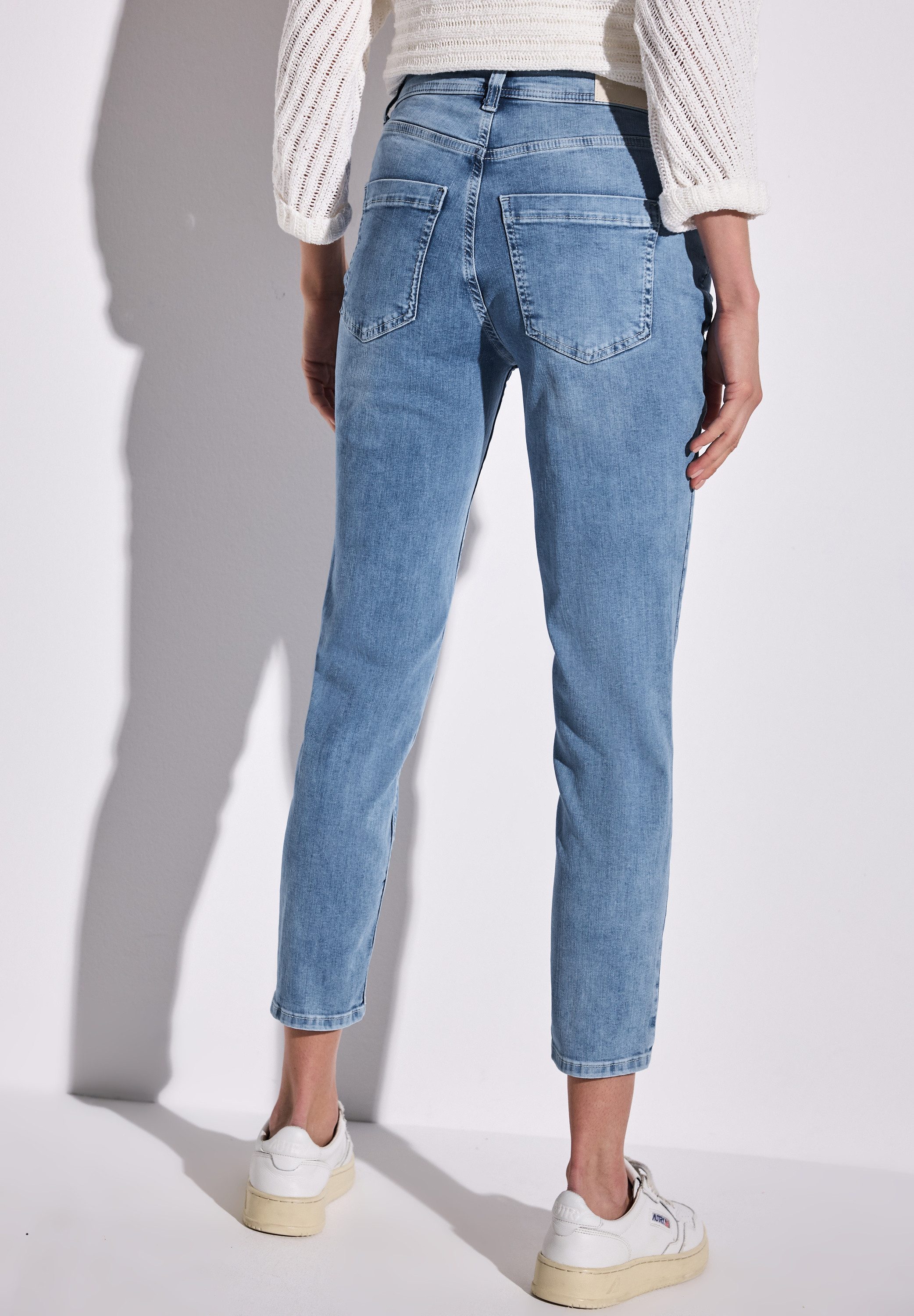 STREET ONE Loose-fit-Jeans, High Waist günstig online kaufen