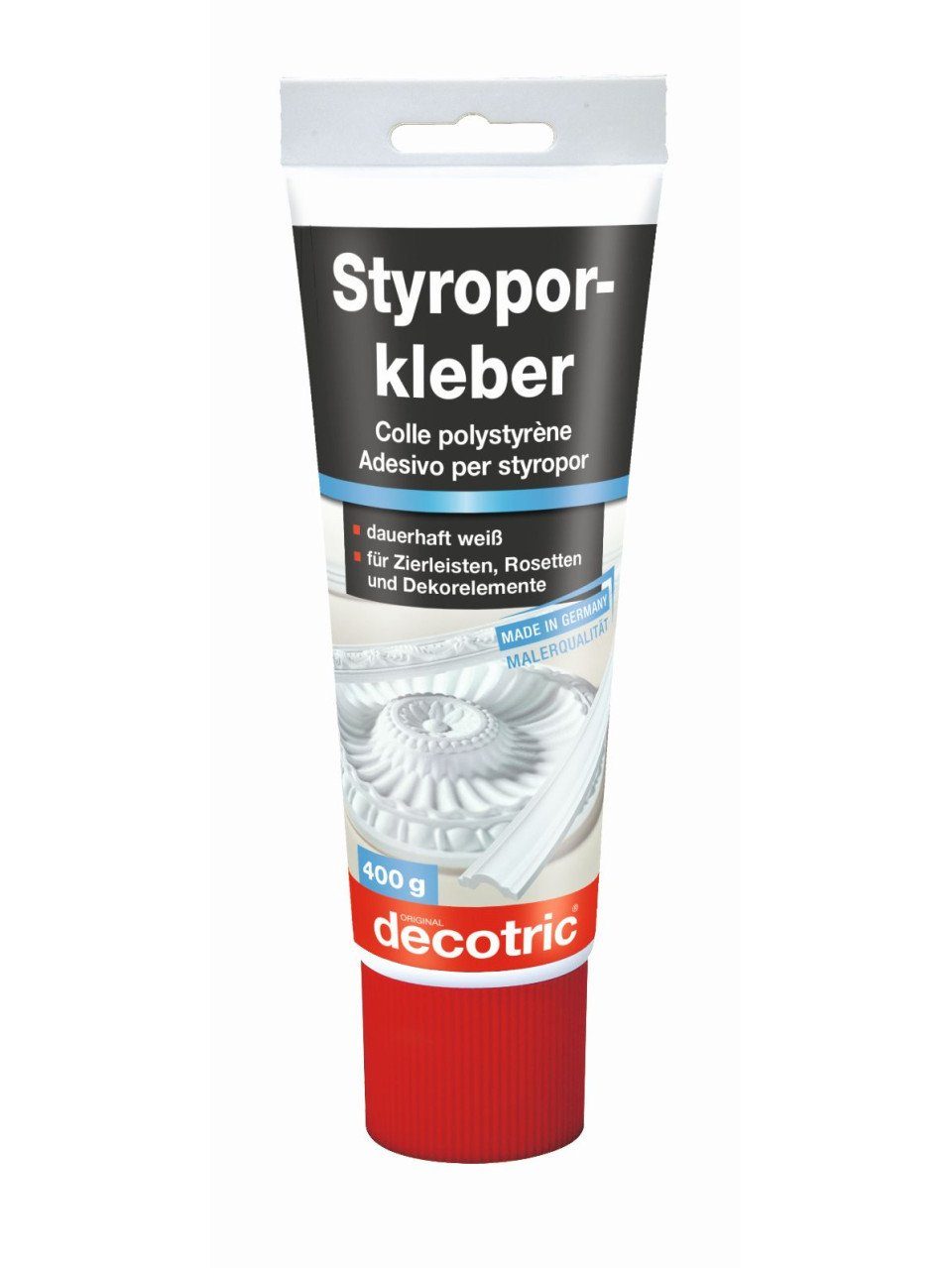 decotric® Dispersionskleber Decotric Styroporkleber Tube 400 g, weiß günstig online kaufen
