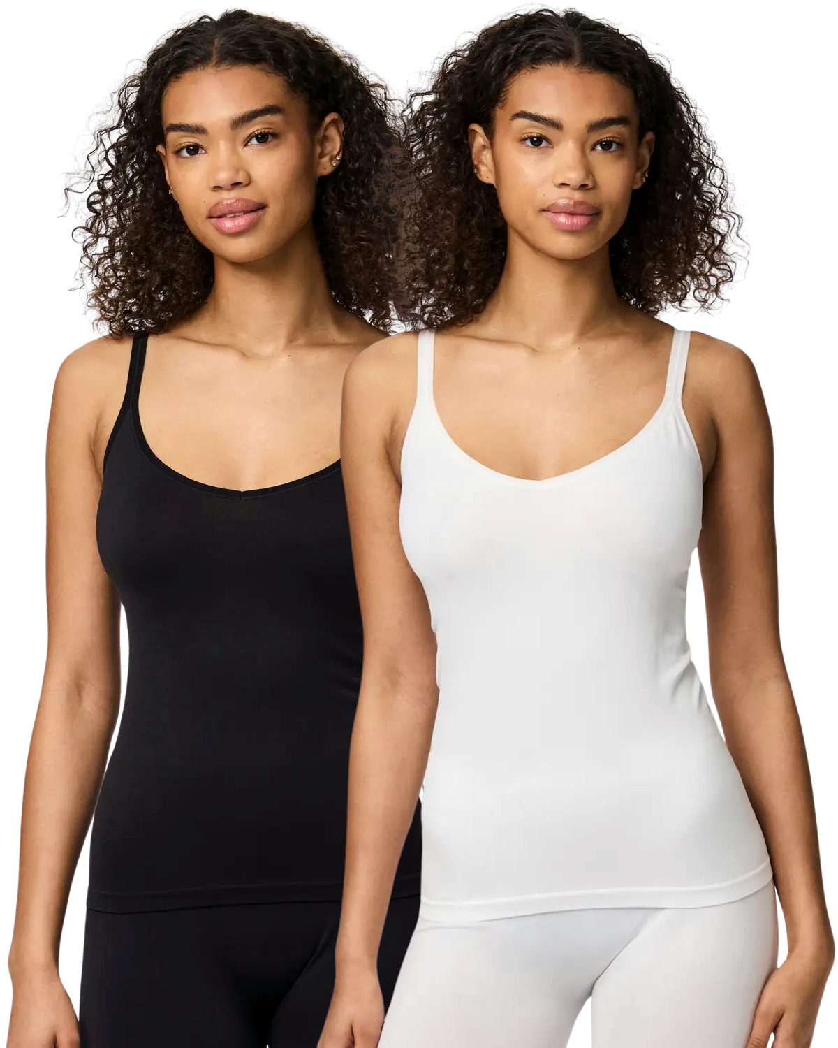 pieces Tanktop (2er Pack) nahtloses basic Unterwäschentop