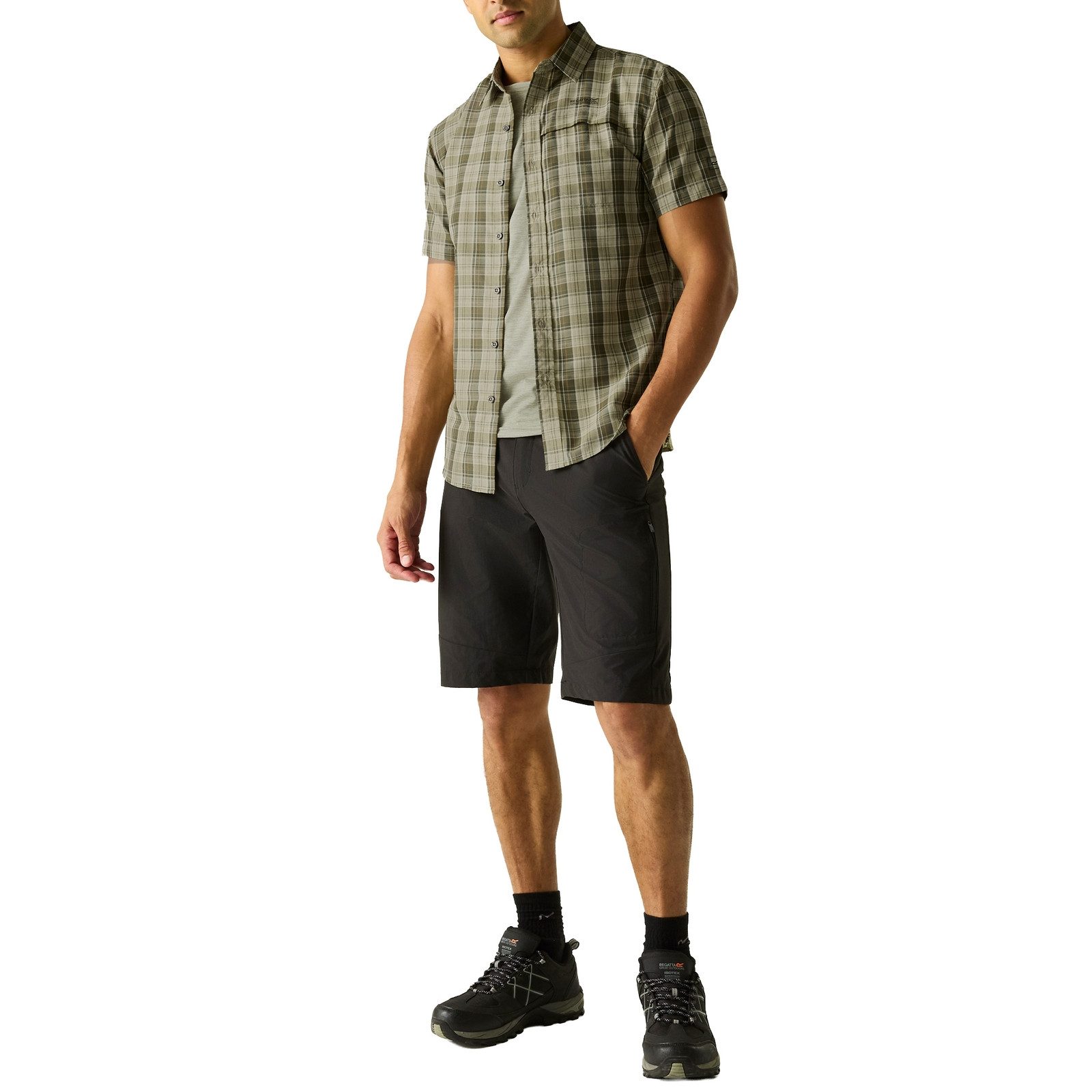 Regatta Funktionshemd Mindano Short Sleeve Shirt mit Brusttasche