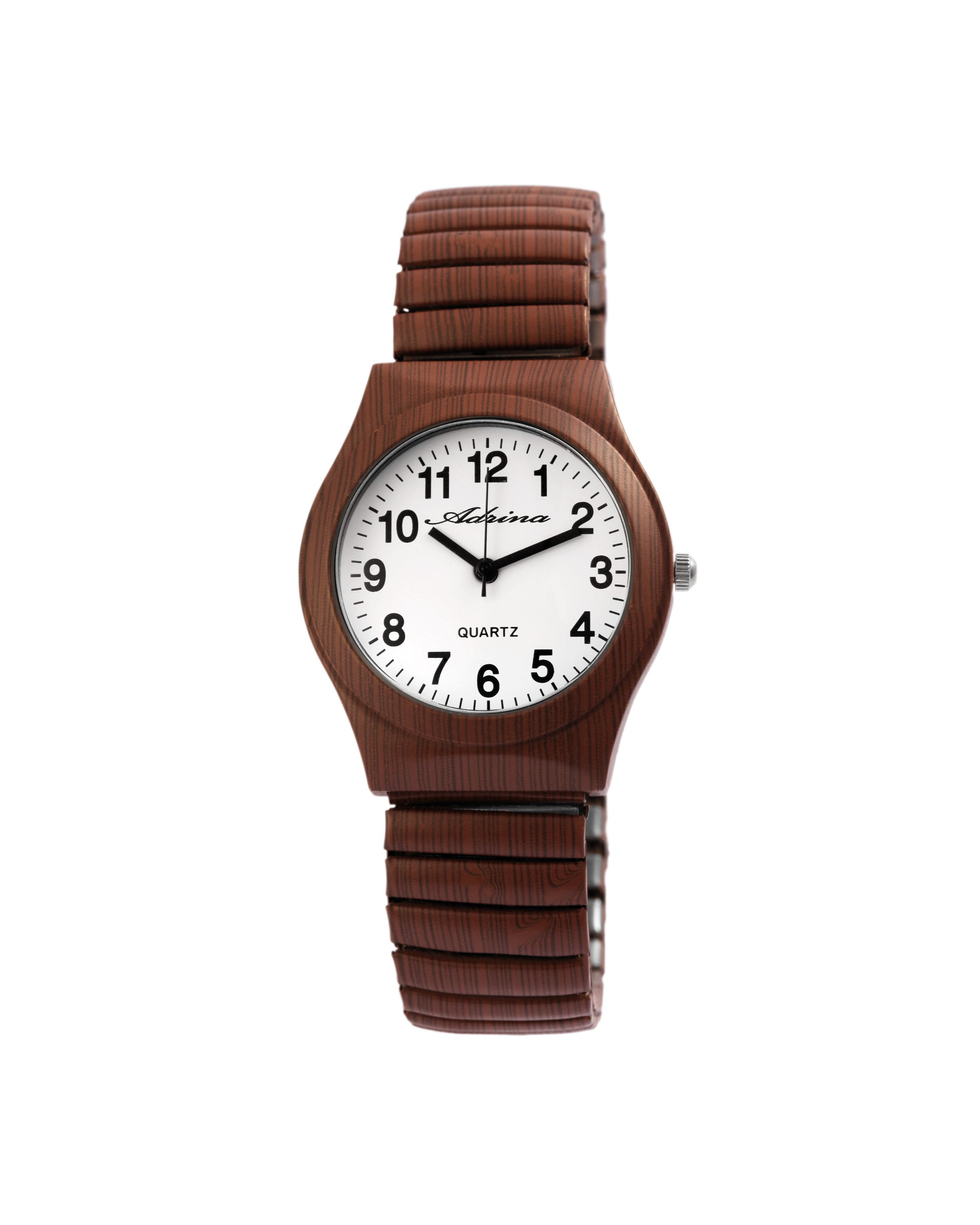 Adrina Quarzuhr Colores Adrina Damenarmbanduhr mit Edelstahlzugband, Ø 34 mm