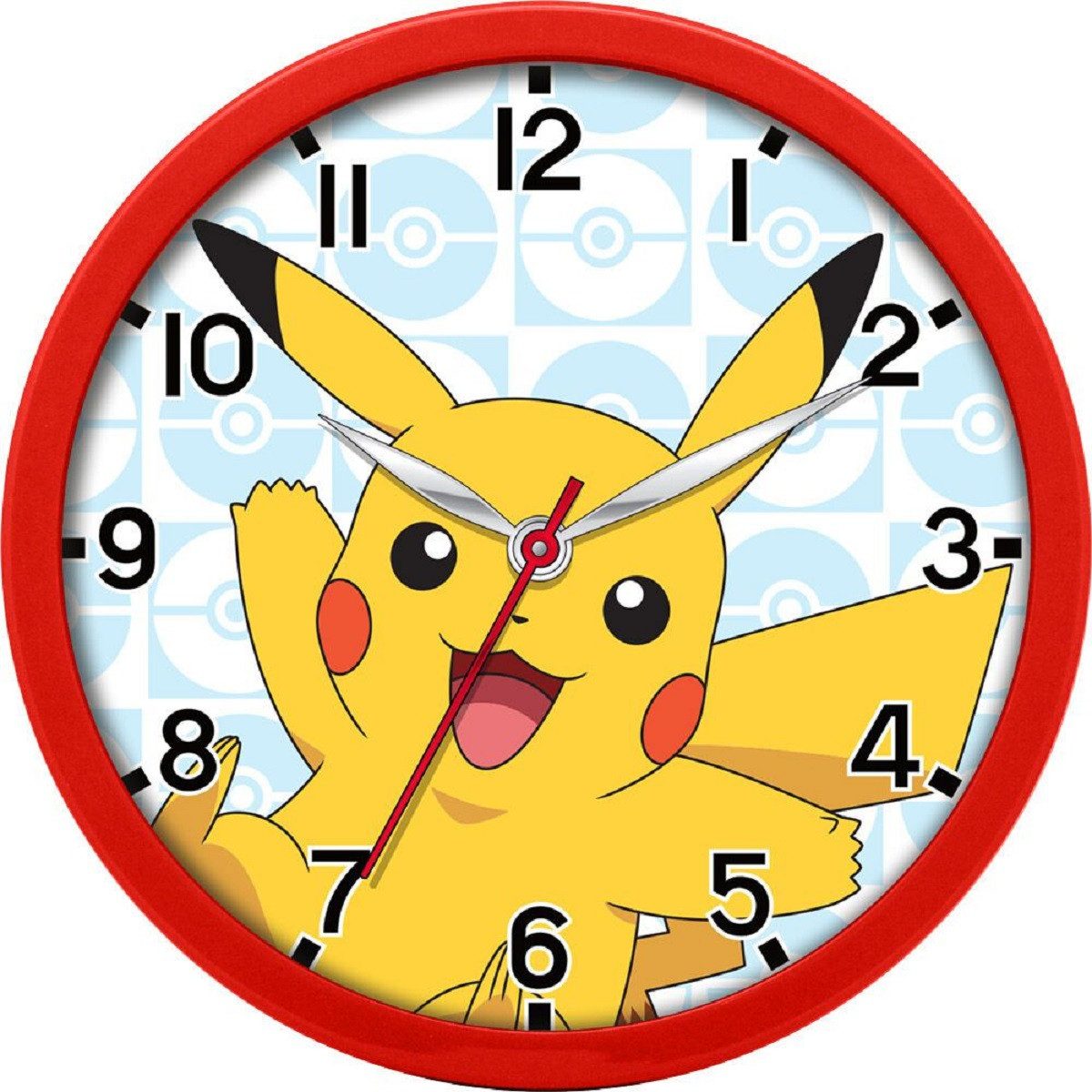 POKÉMON Wanduhr analoge Wanduhr mit 25cm Durchmesser: Stilvolle Zeitmessung günstig online kaufen