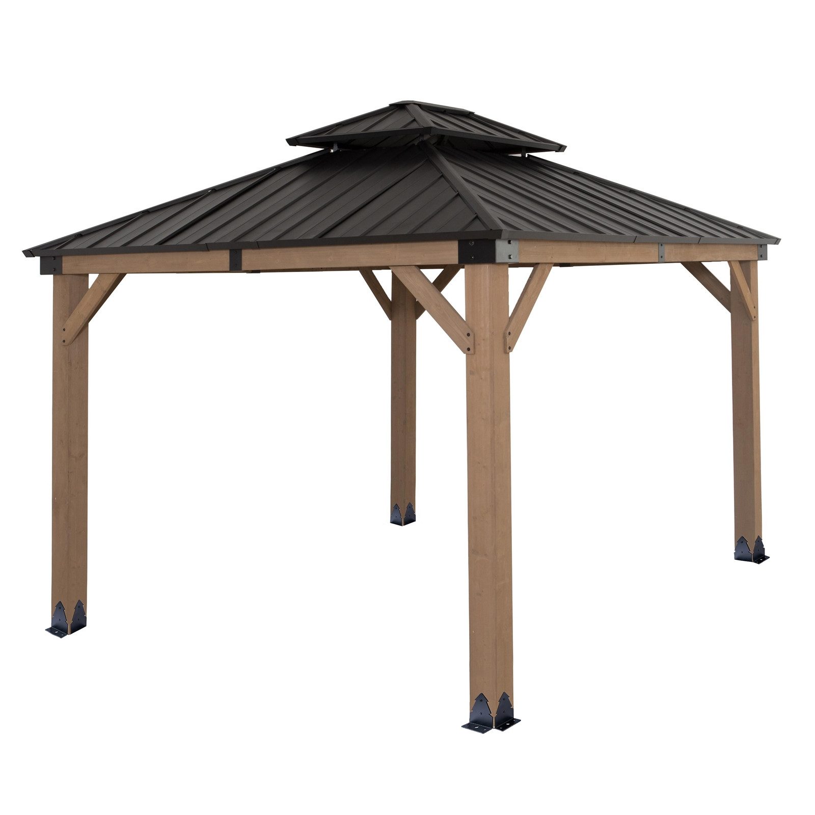 HTI-Living Pavillon Pavillon 308 x 308 cm Jorin, (Stück, 1 Pavillon), Terrassenüberdachung