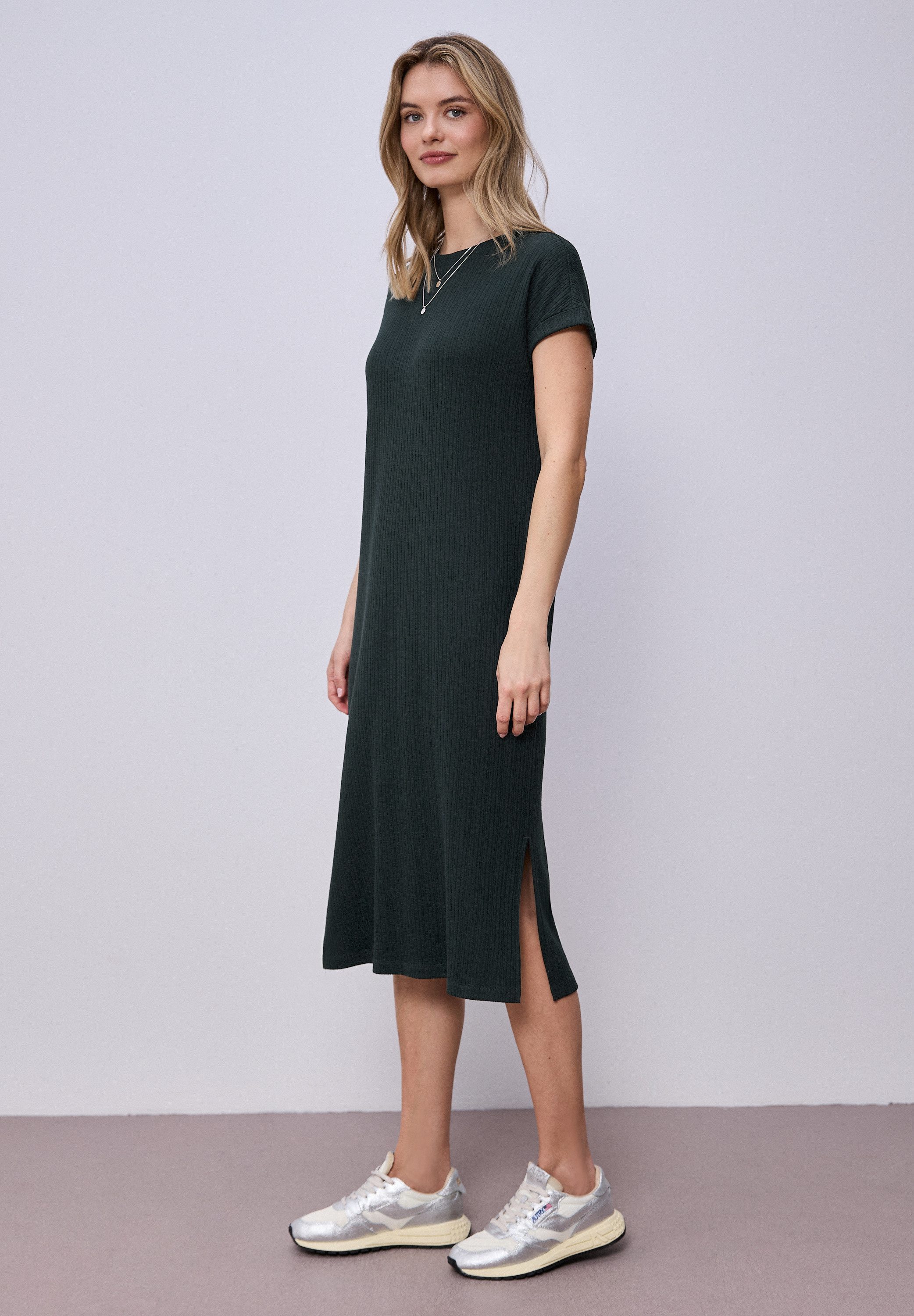 STREET ONE Jerseykleid mit Rundhalsausschnitt