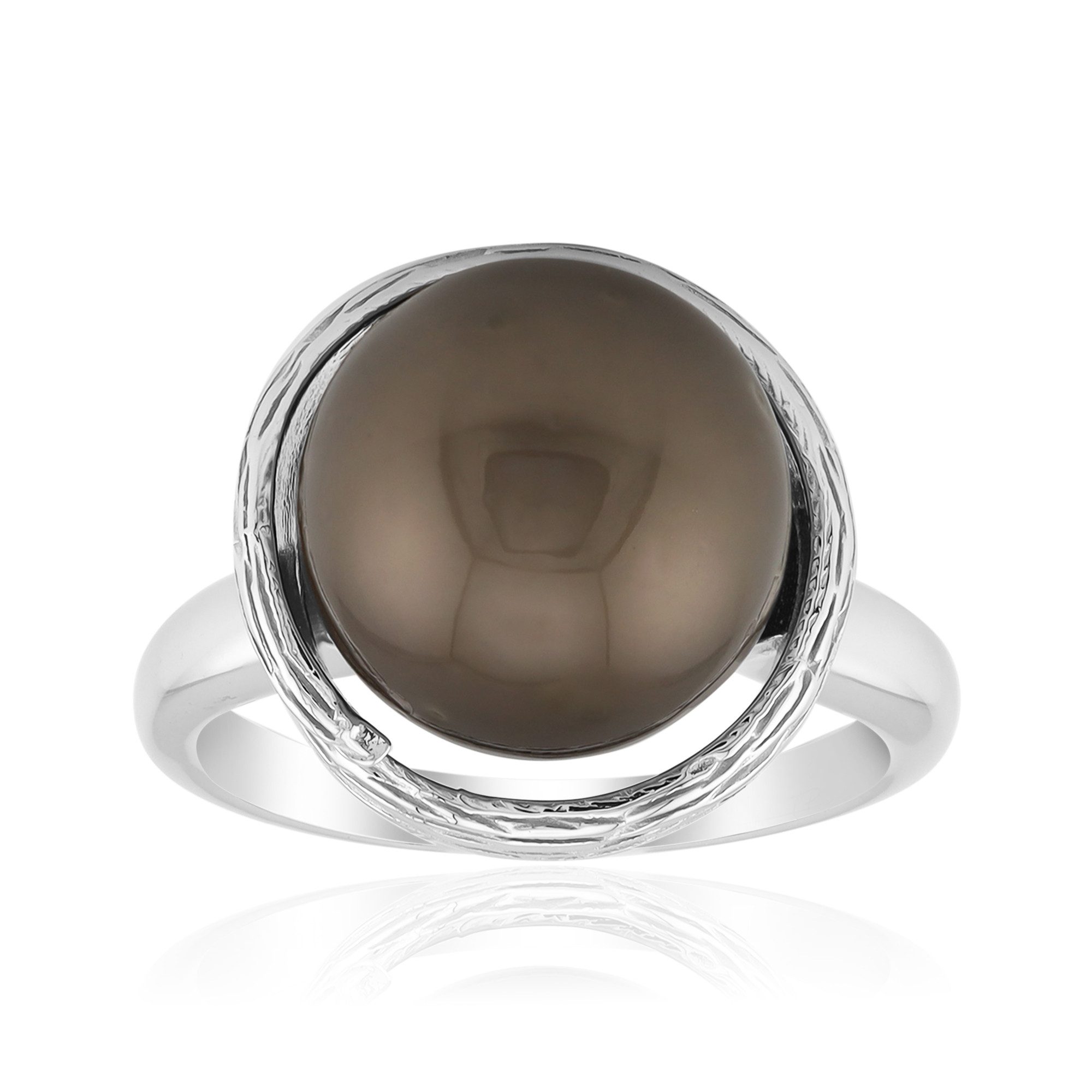 Cavill Perlenring Cavill Ring mit 12 mm Tahitiperle, 925er Silber, Damen & Herren (1-tlg)